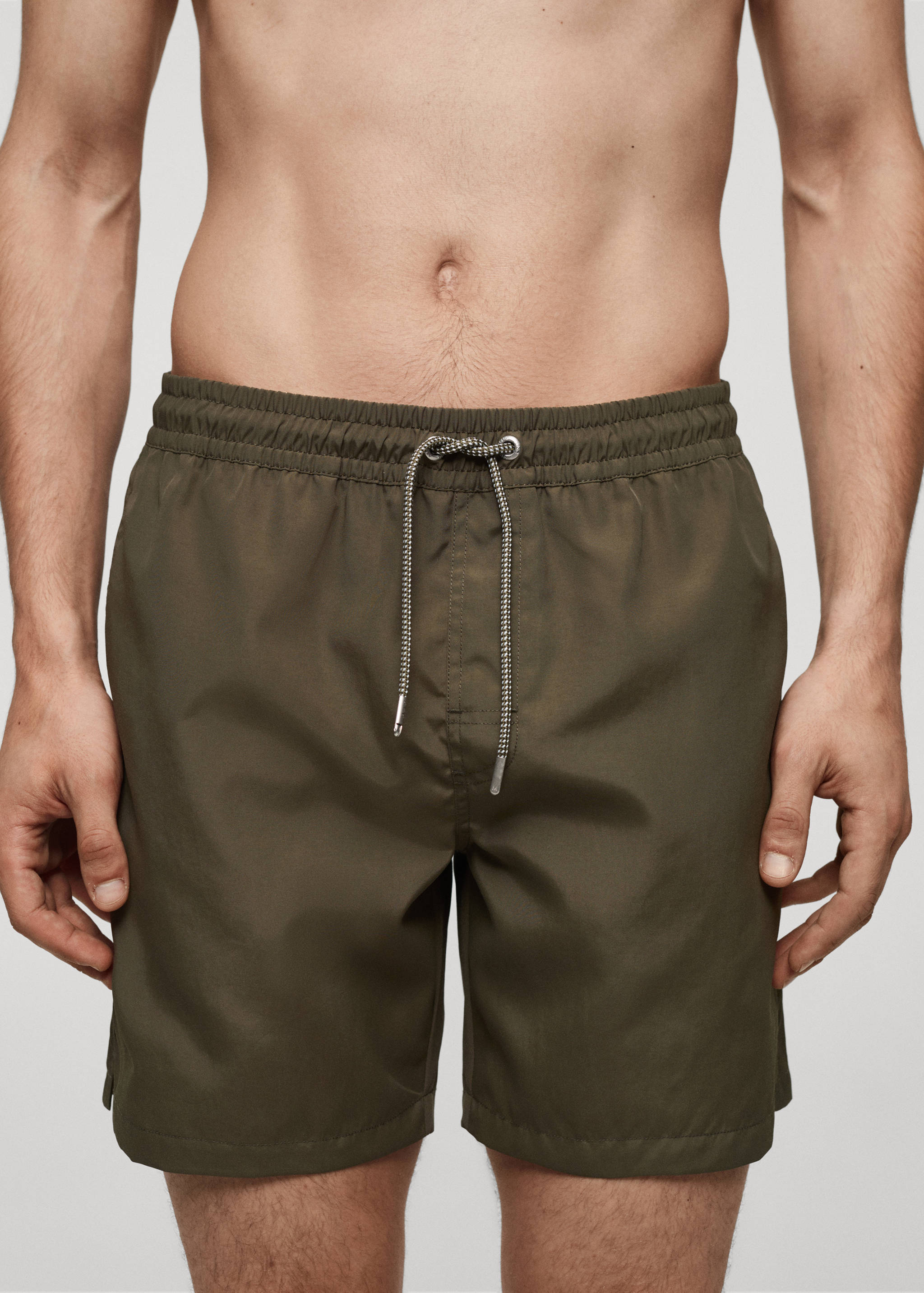 Plain lace swimsuit - Details of the article 1