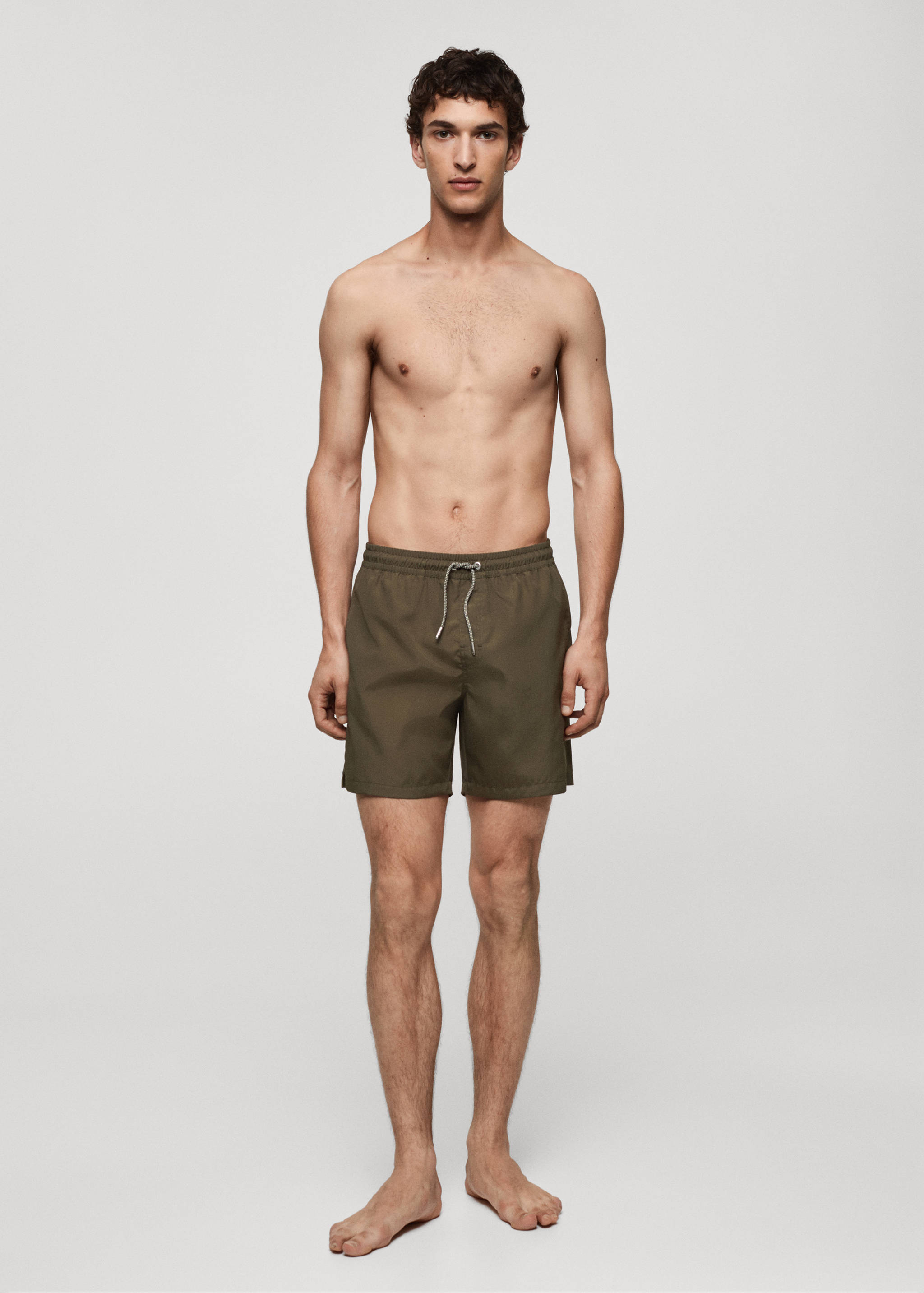 Plain lace swimsuit - Details of the article 4