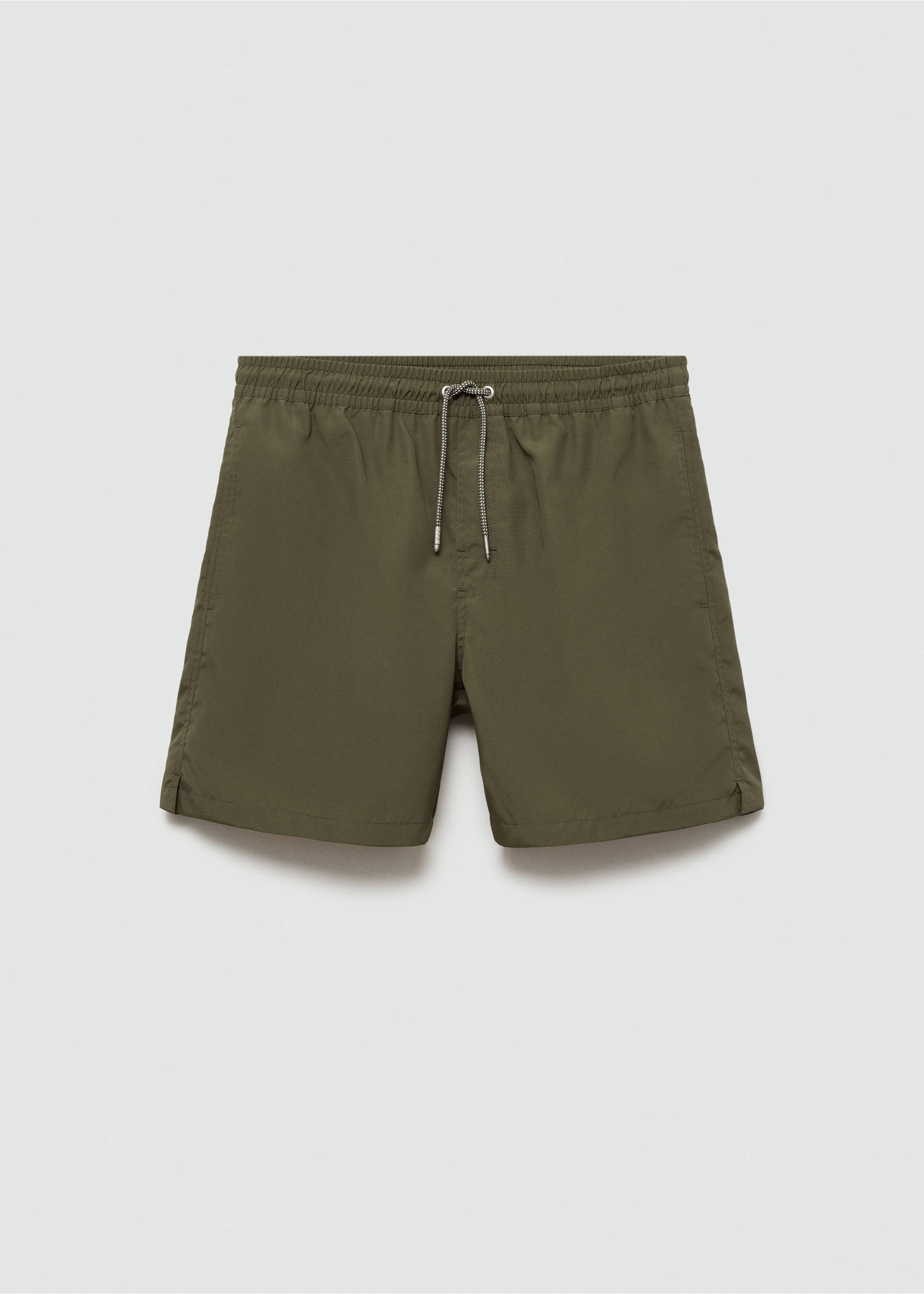 Maillot de bain uni cordon - Article sans modèle, Vert foncé. Ref: 77000643-00.