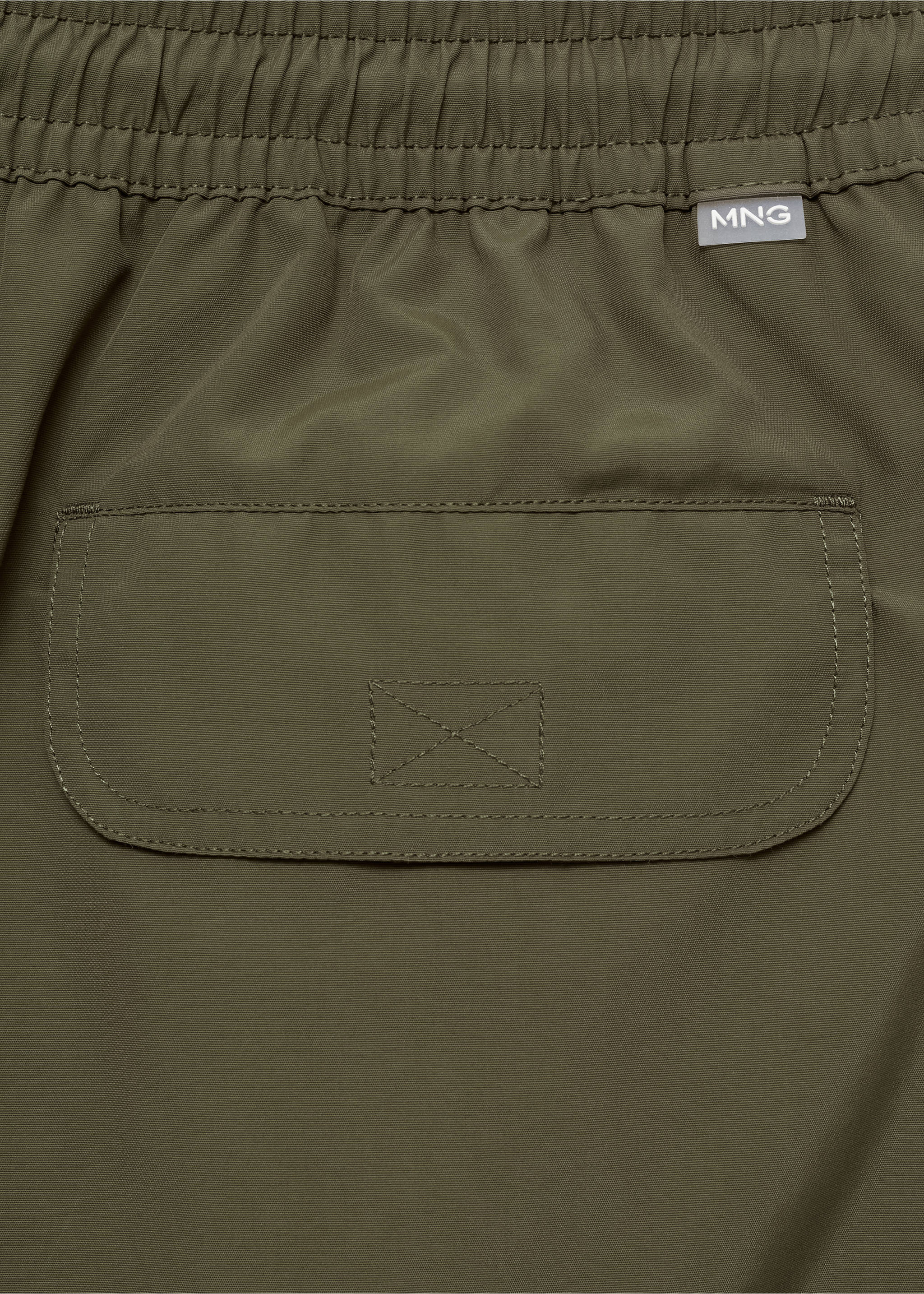 Maillot de bain uni cordon - Détail de l'article 0, Vert foncé. Ref: 77000643-00.