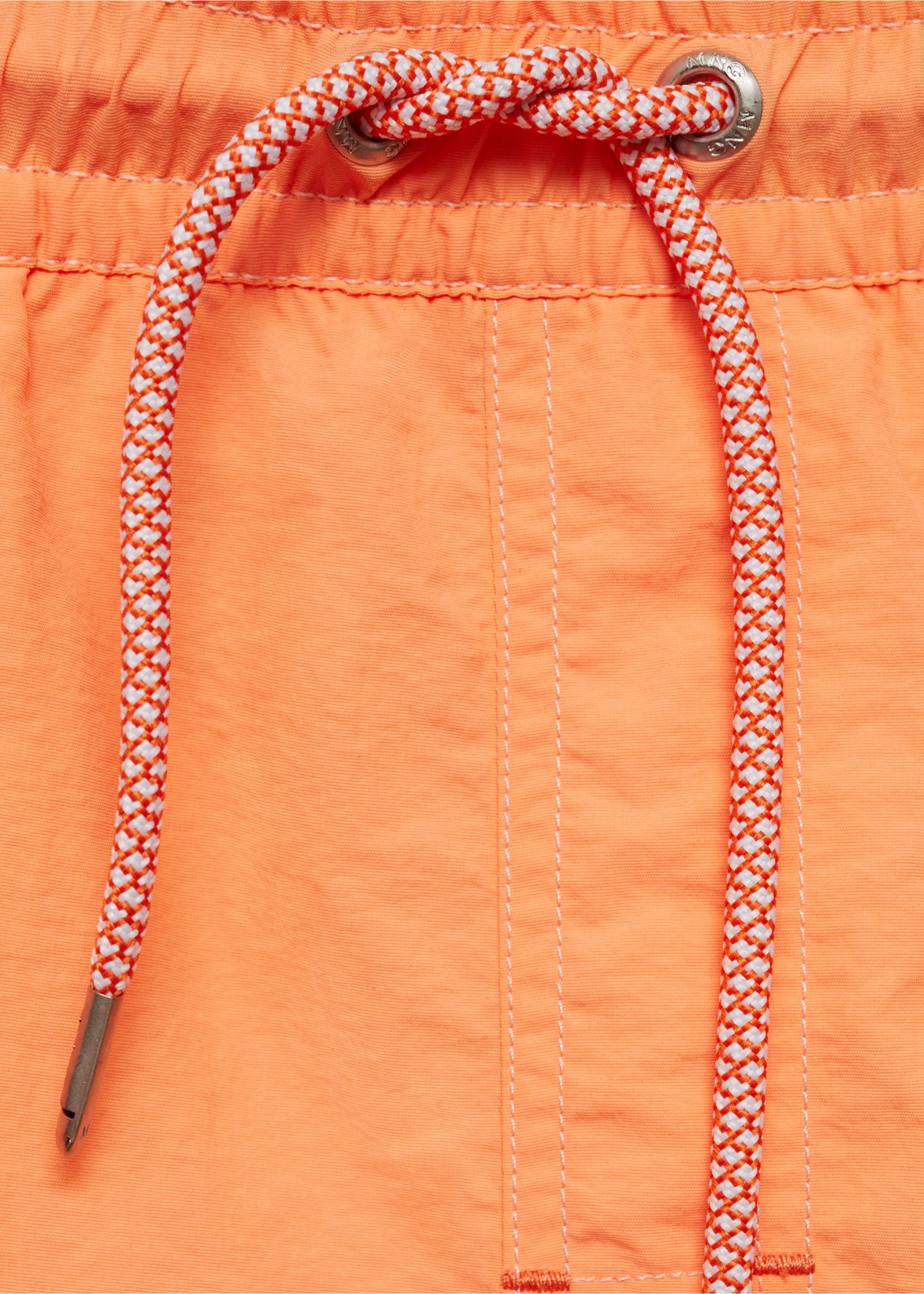 Maillot de bain uni cordon - Détail de l'article 0, Orange fluo. Ref: 77000644-00.