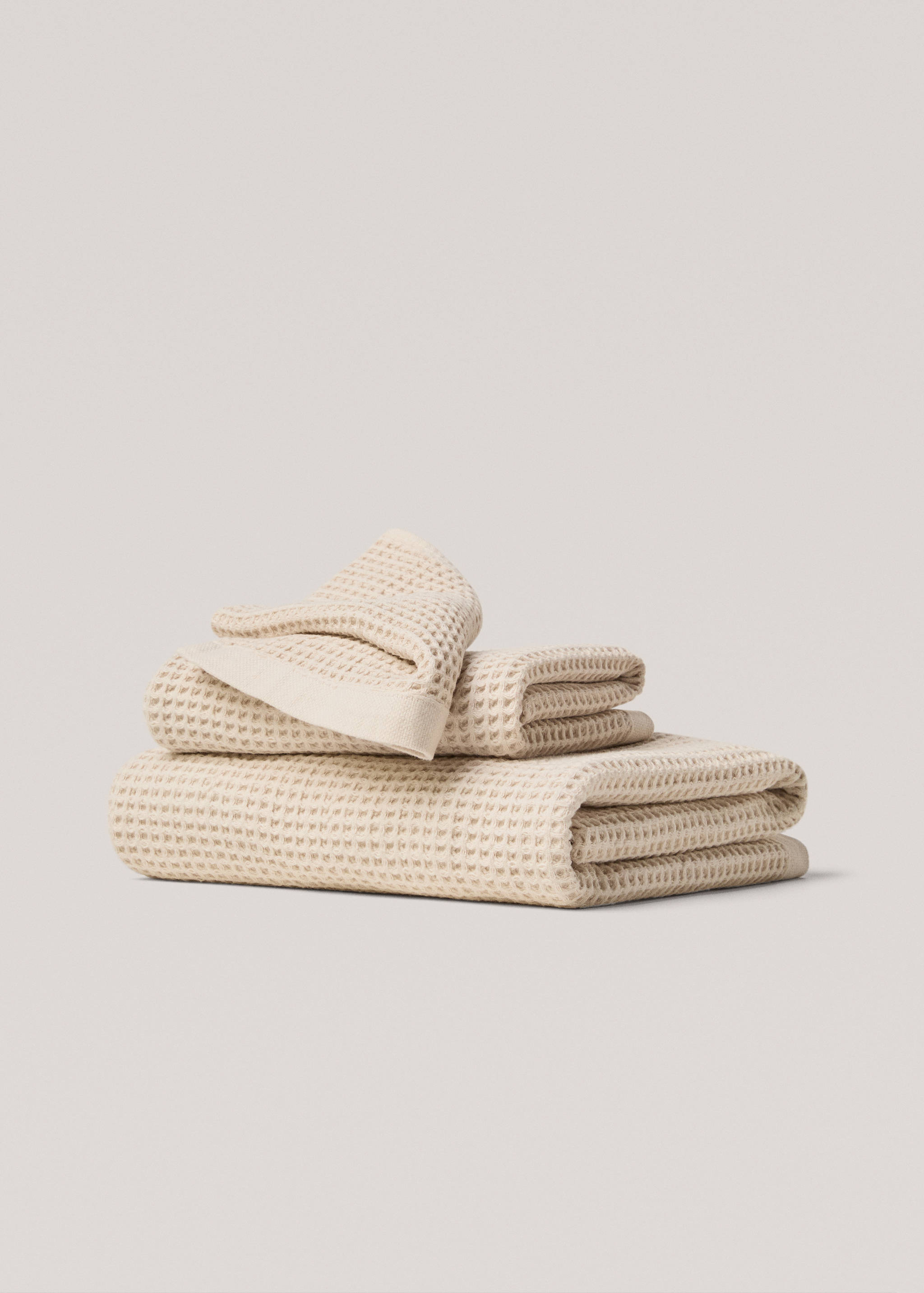 Washed waffle bath towel - Article without model