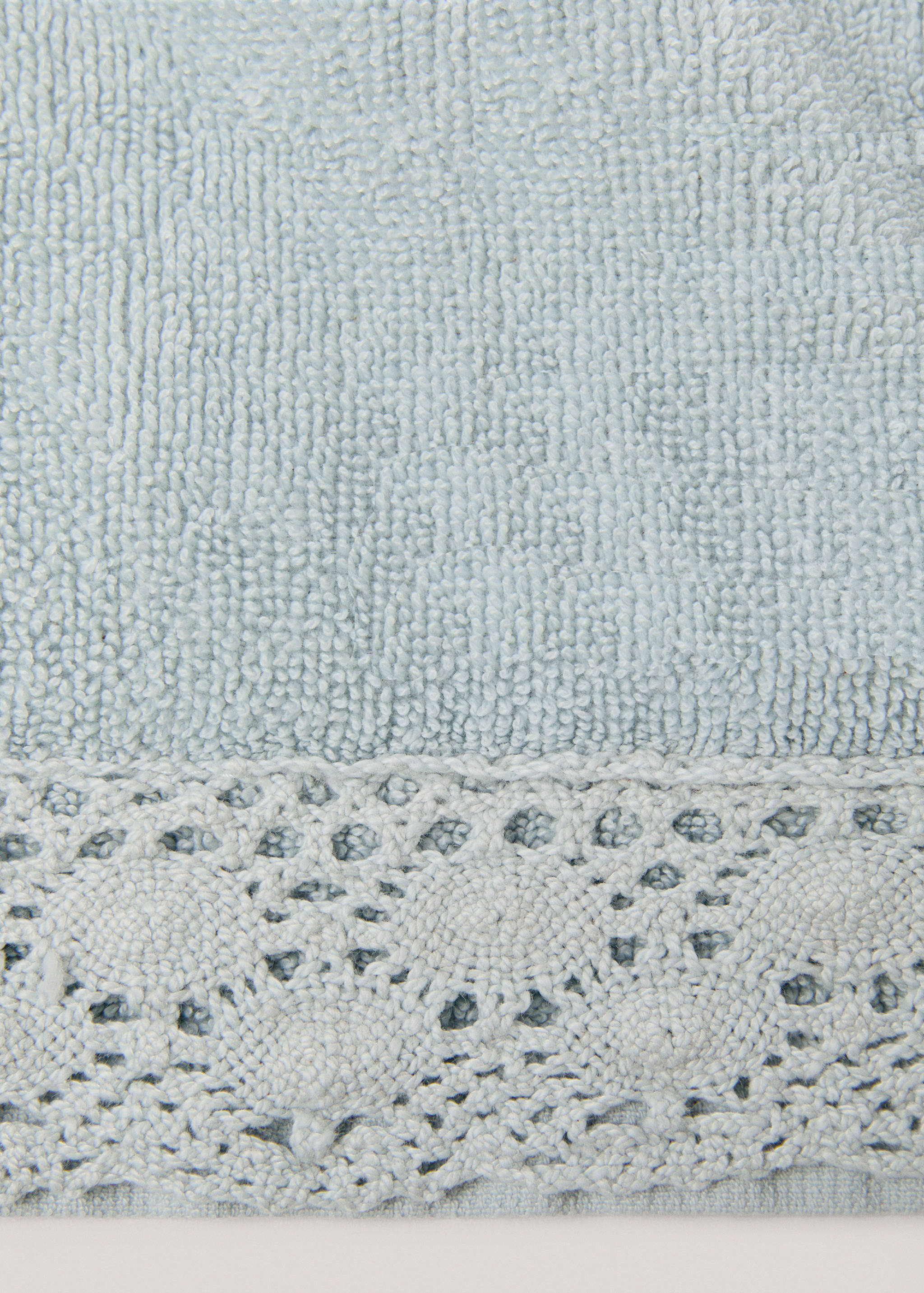 Handtuch mit Häkeldetail 50 x 90 cm - Detail des Artikels 1