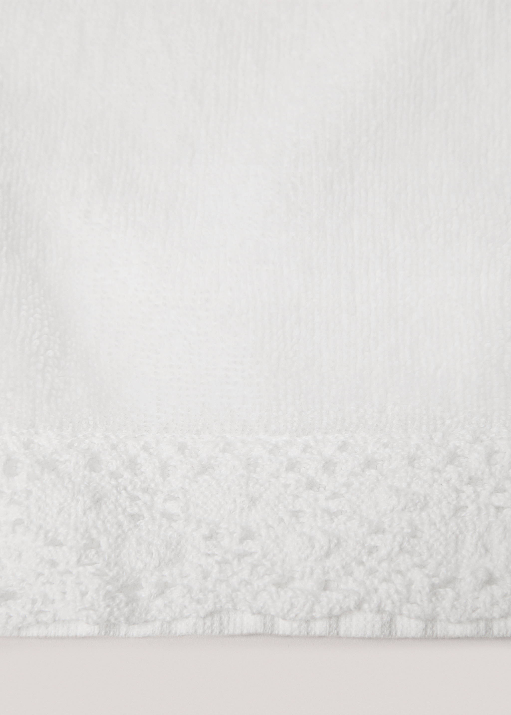 Face towel with crochet detail 30x50cm - Details of the article 1