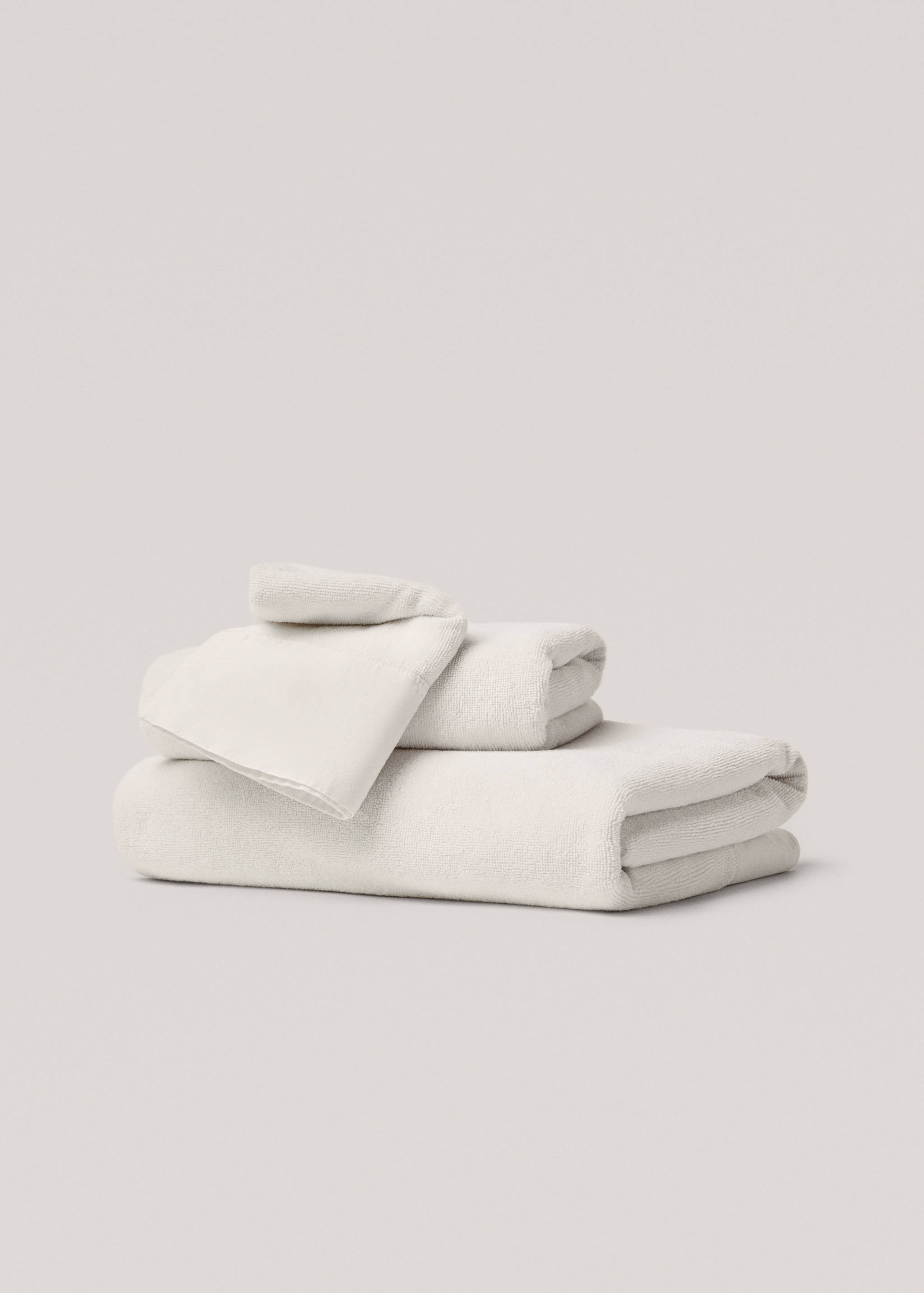 Face towel with cotton texture 30x50cm - Article without model