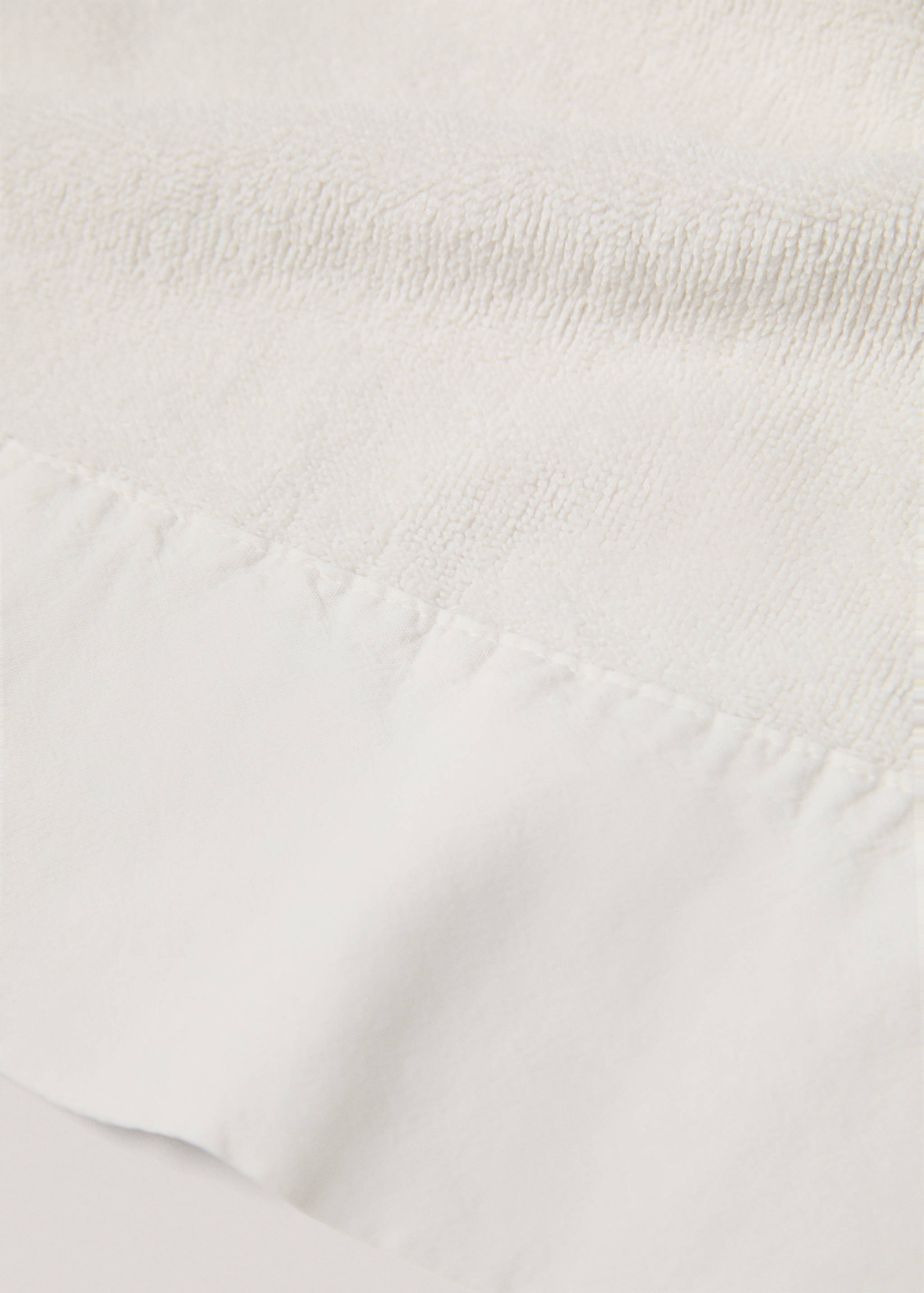 Face towel with cotton texture 30x50cm - Details of the article 1