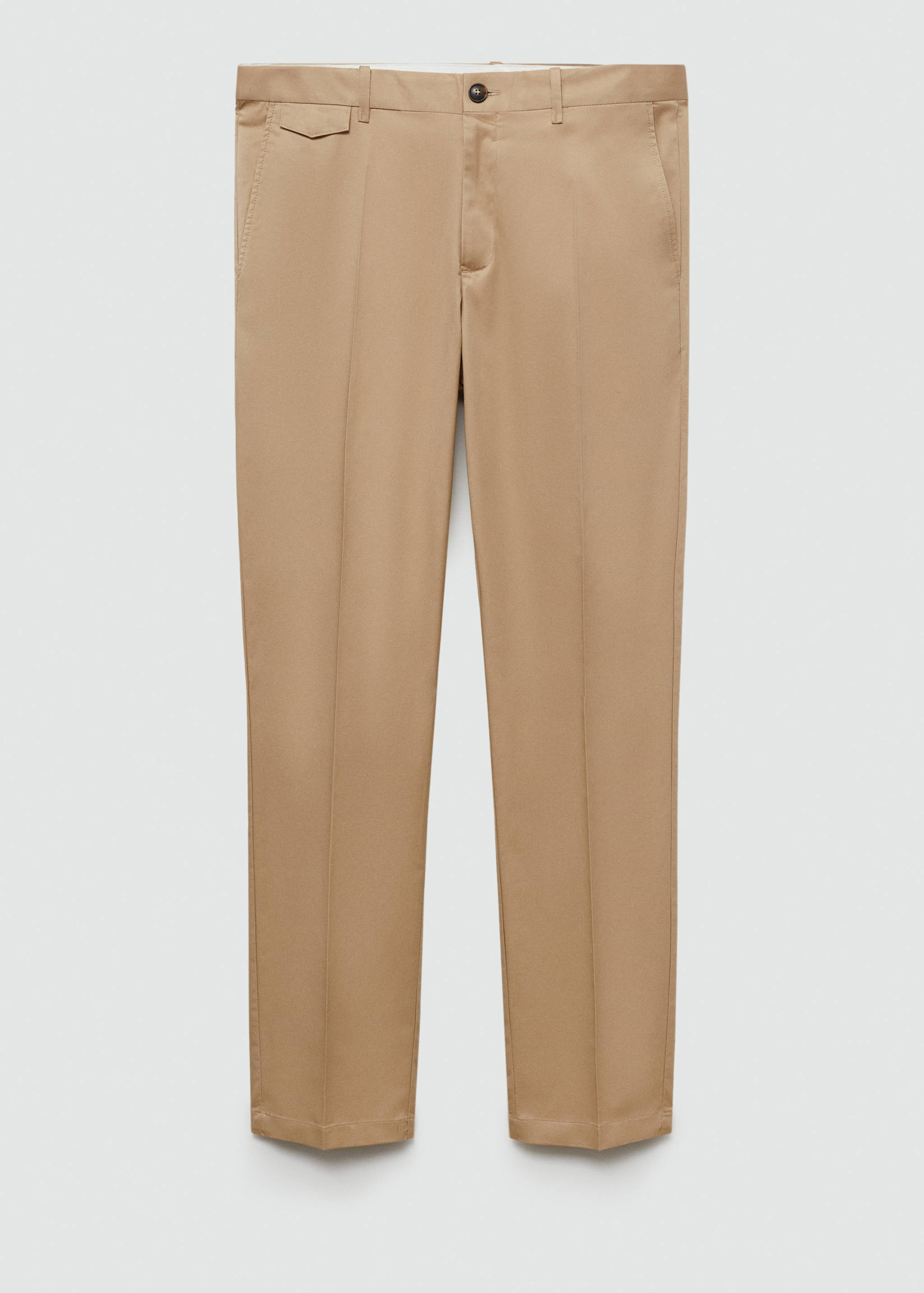 Pantalons regular fit cotó estructura - Article sense model