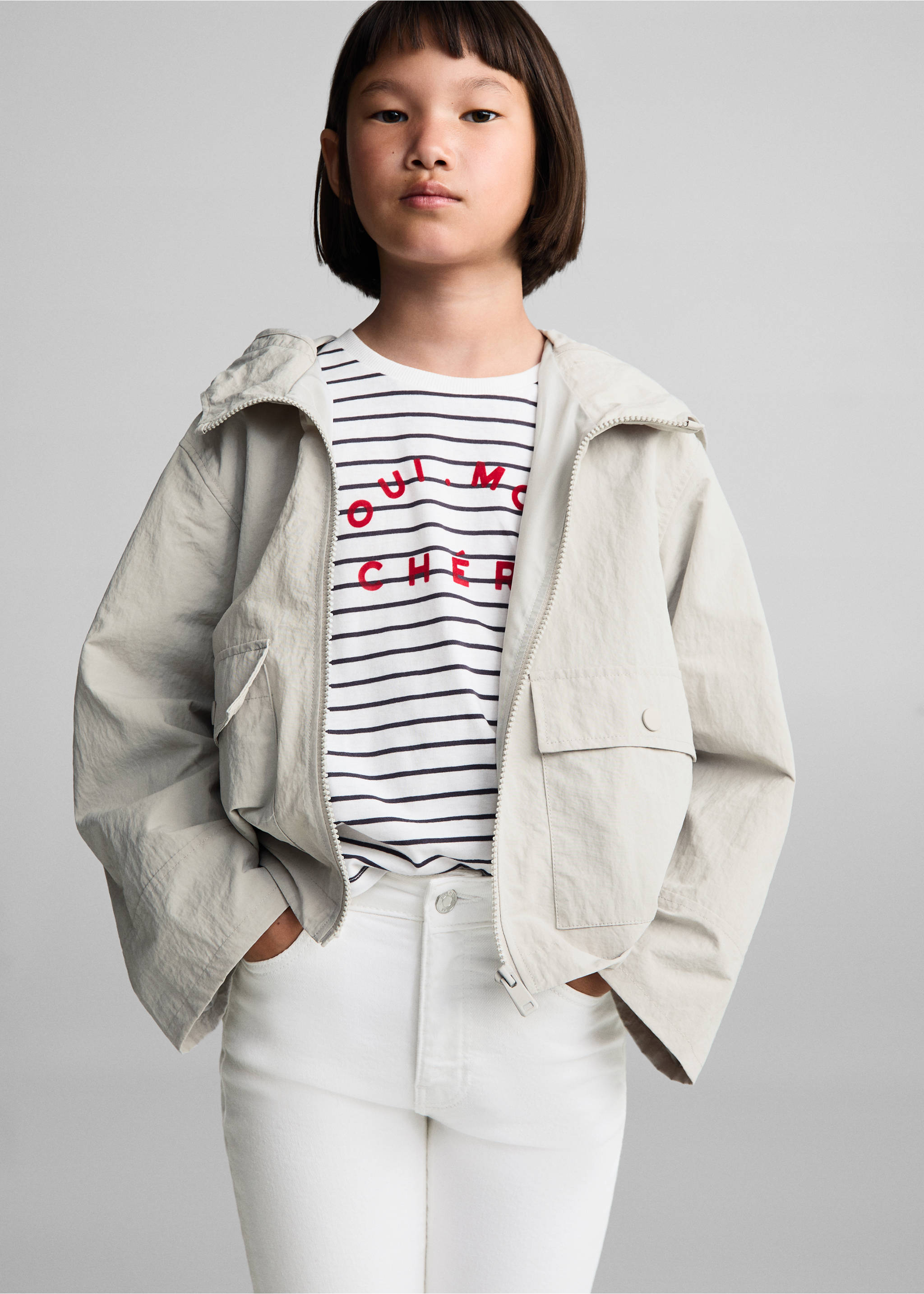 Skinny Jeans - Mittlere Ansicht, Weiß. Ref: 77001012-00.