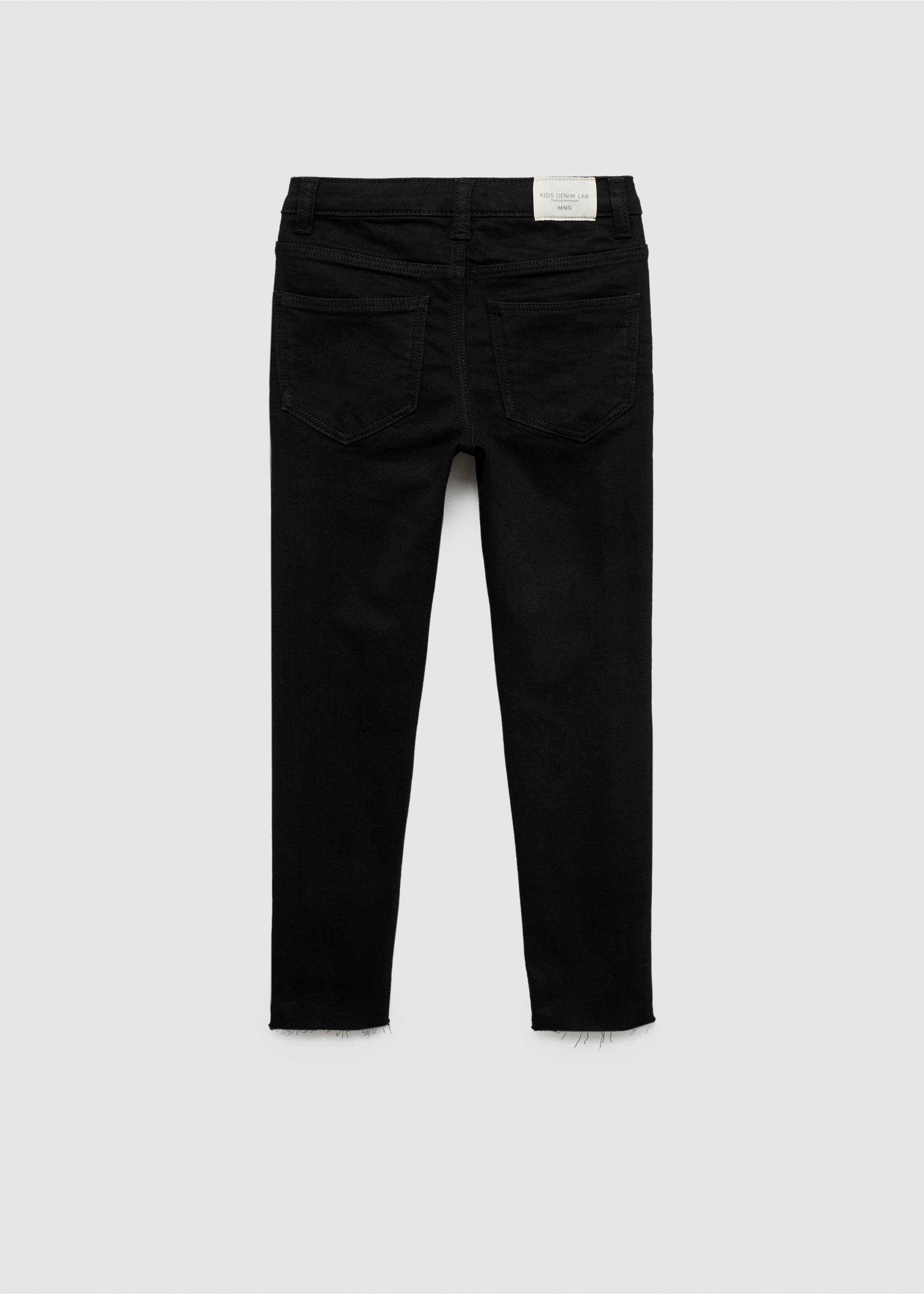 Skinny Jeans - Rückseite des Artikels, Black denim. Ref: 77001012-00.