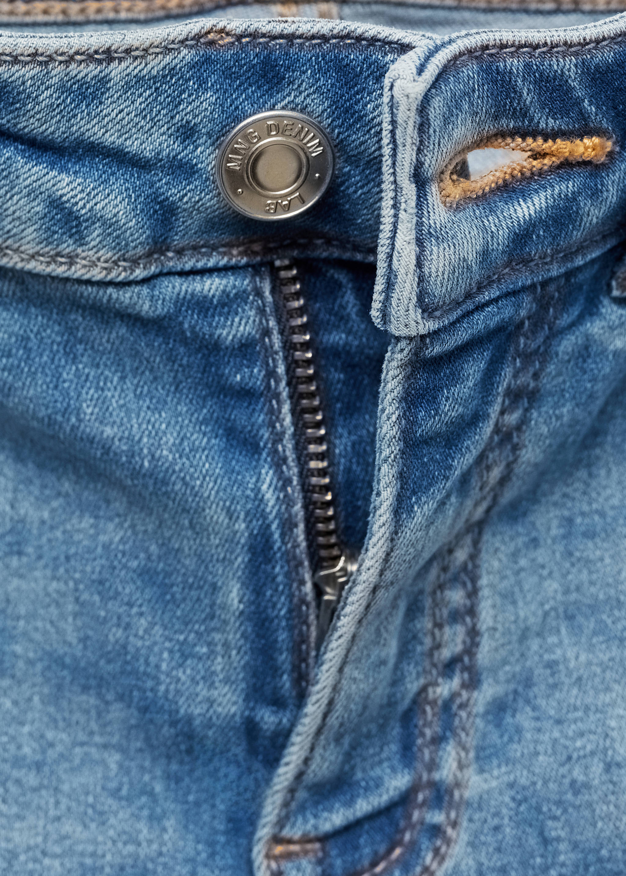 Flared jeans with opening - Details of the article 8
