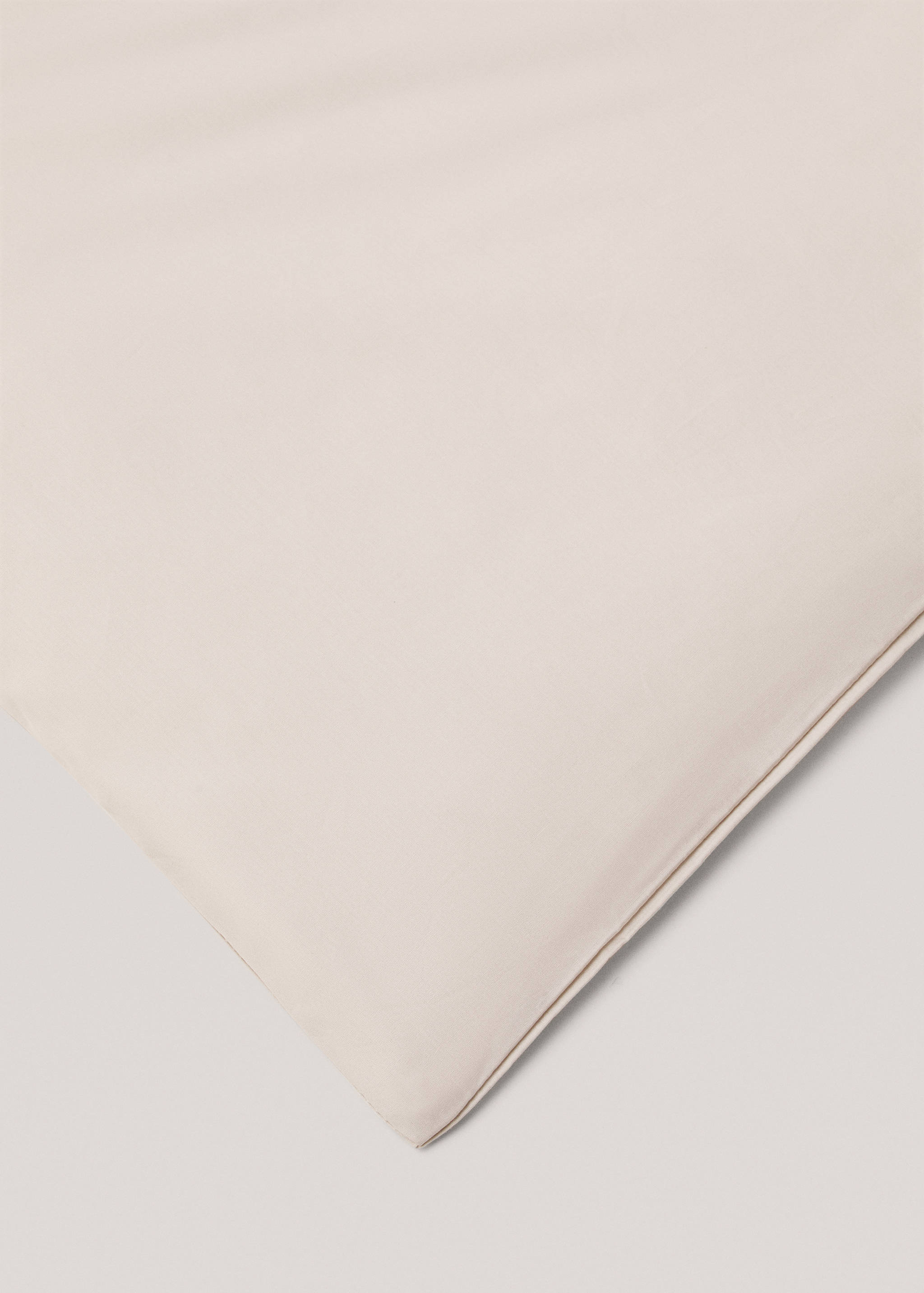 Percale cotton fitted sheet 300 threads for single bed - Details of the article 3