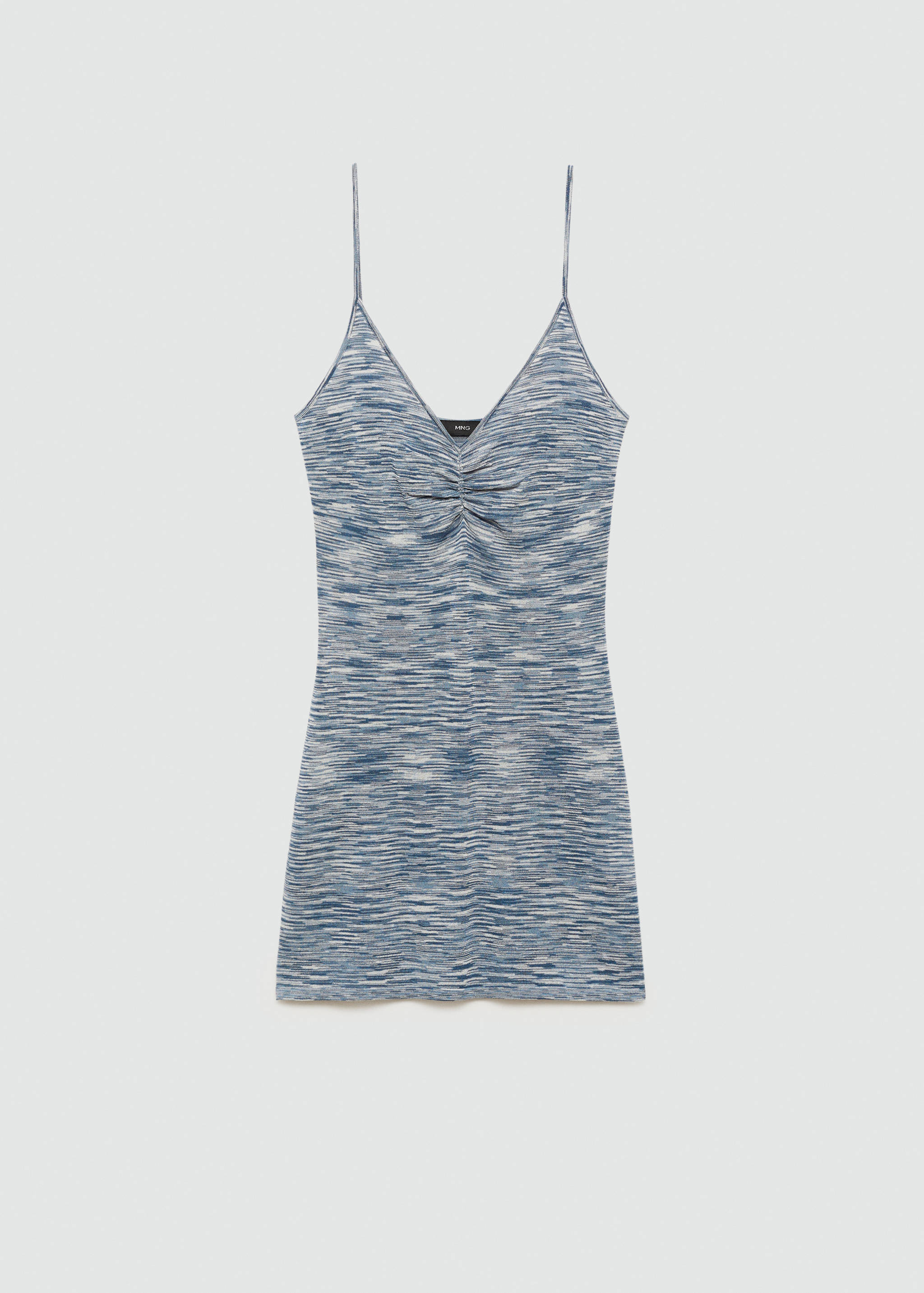 Vestido de malha com alças - Artigo sem modelo