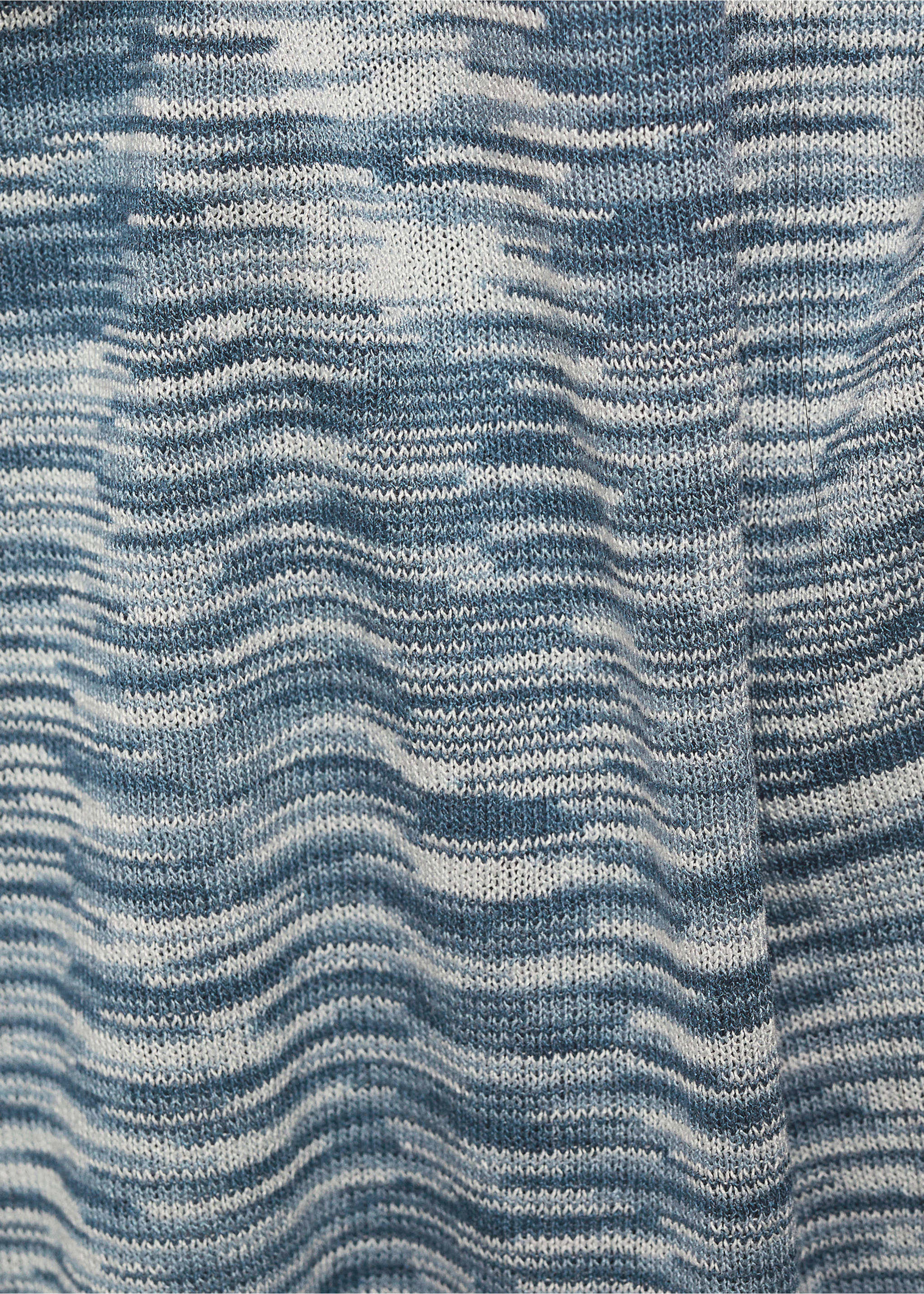 Vestido tirantes punto - Detalle del artículo 0, Azul. Ref: 77001507-00.