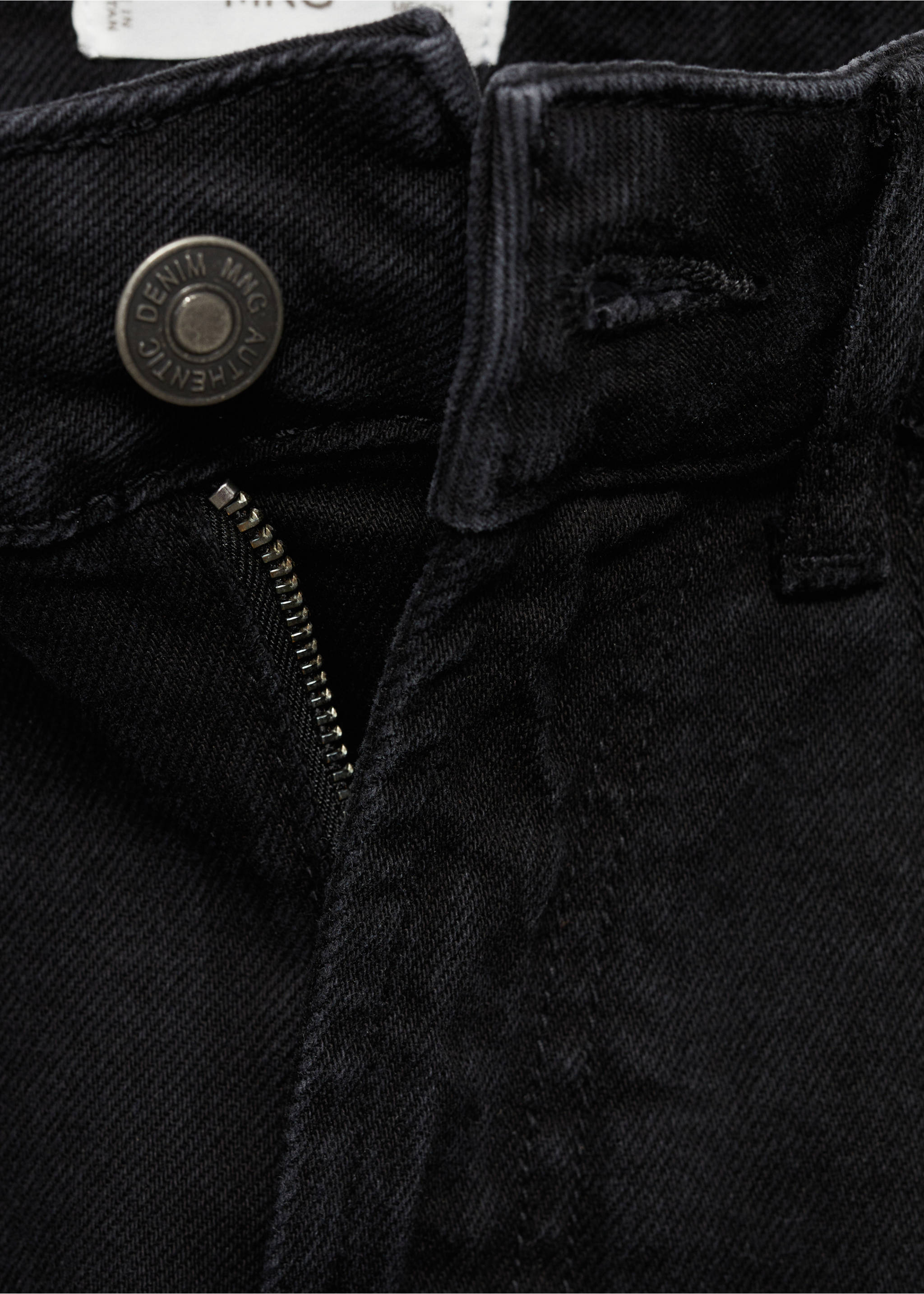 Slim Fit-Jeans - Detail des Artikels 8, Black denim. Ref: 77001512-00.