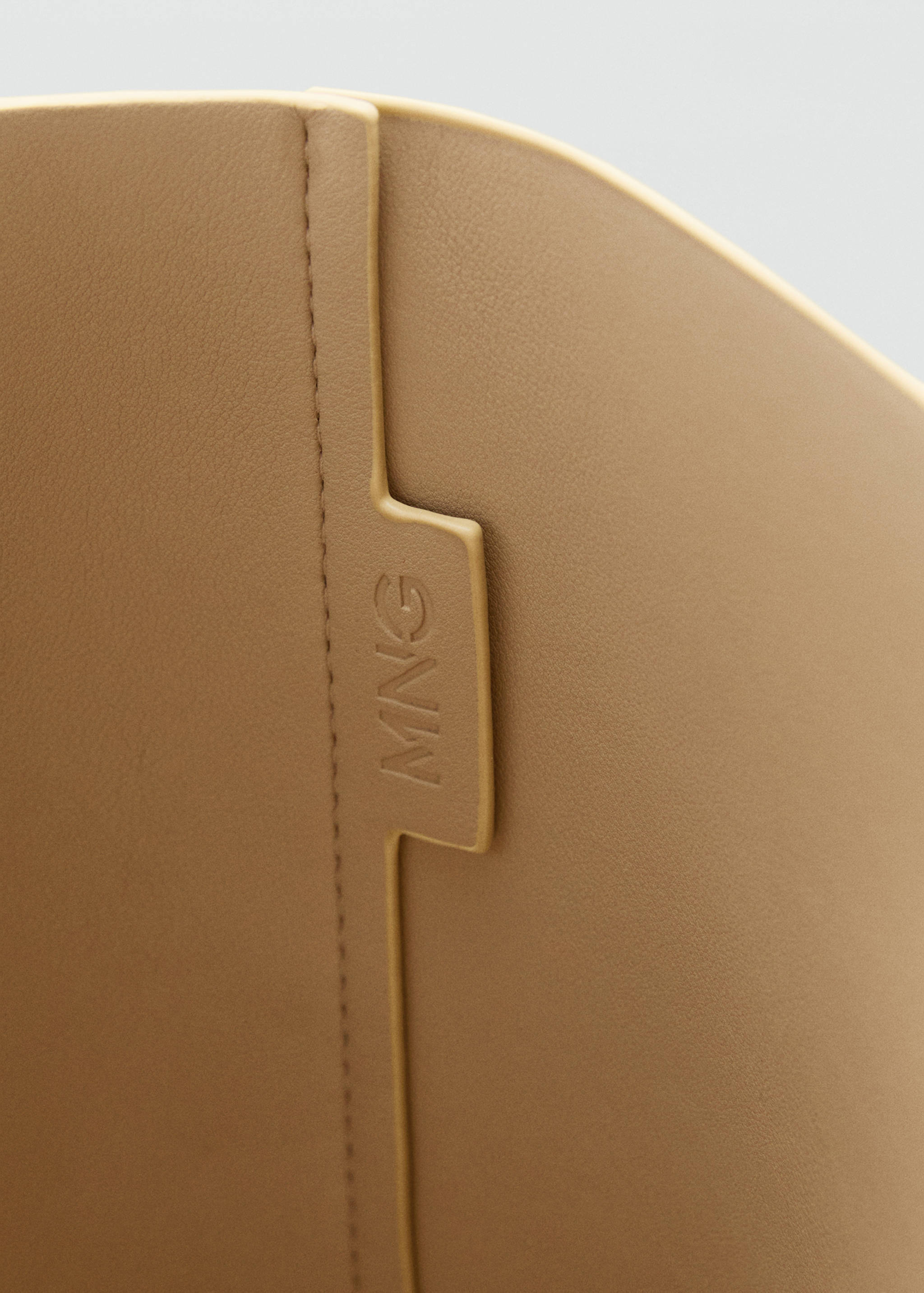 Faux-leather shopper bag - Details of the article 3