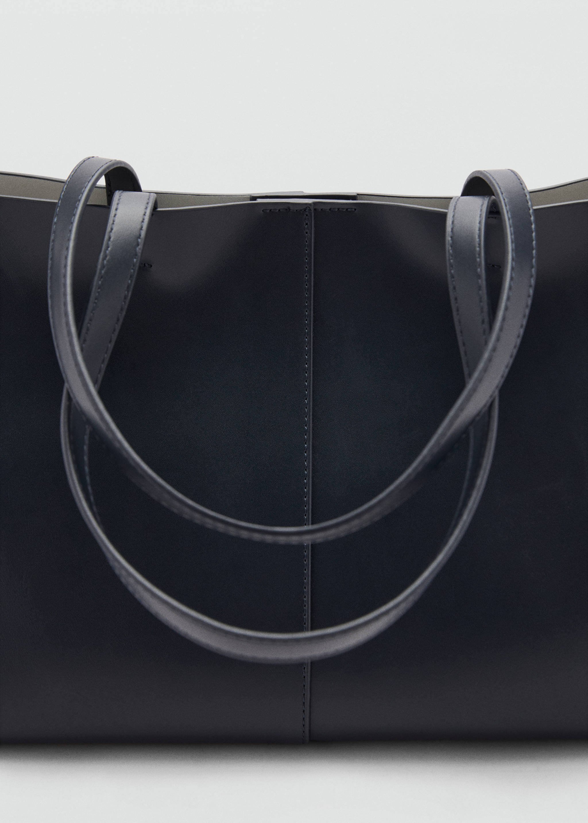 Faux-leather shopper bag - Details of the article 1