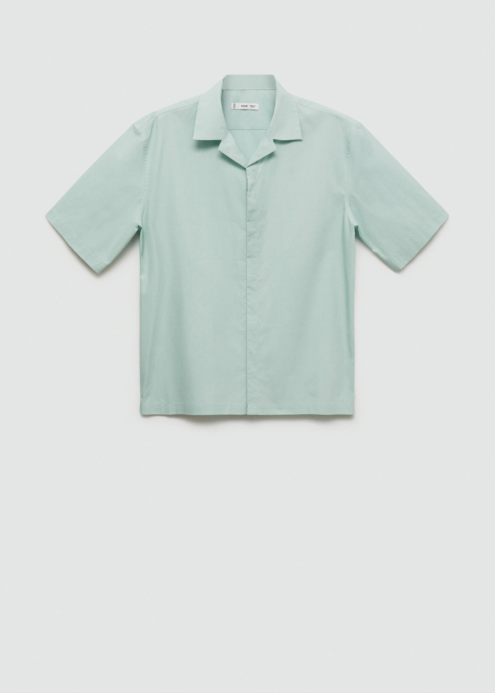 Camisa cuello bowling 100% algodón - Artículo sin modelo