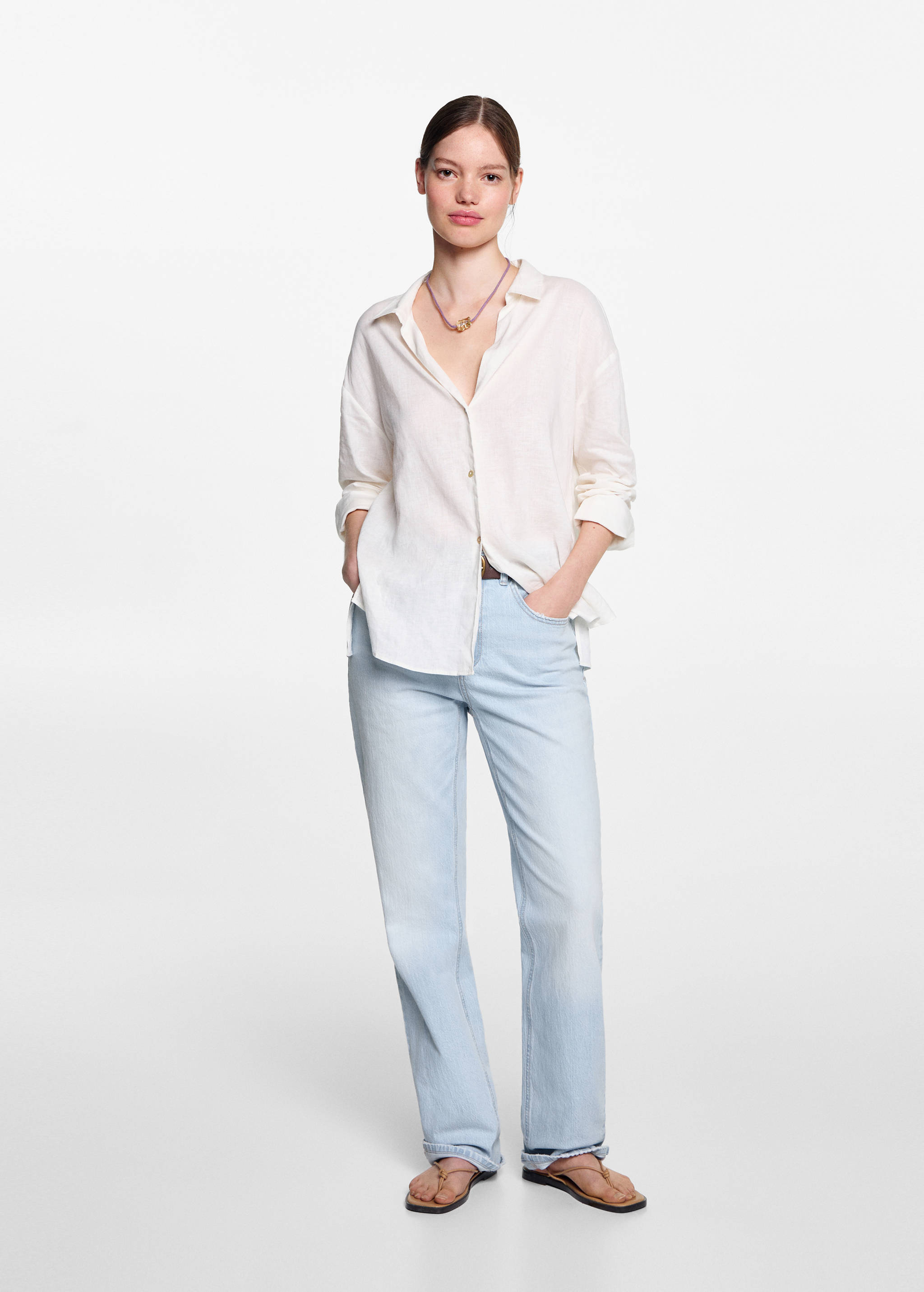 Jean straight fit - Plan général