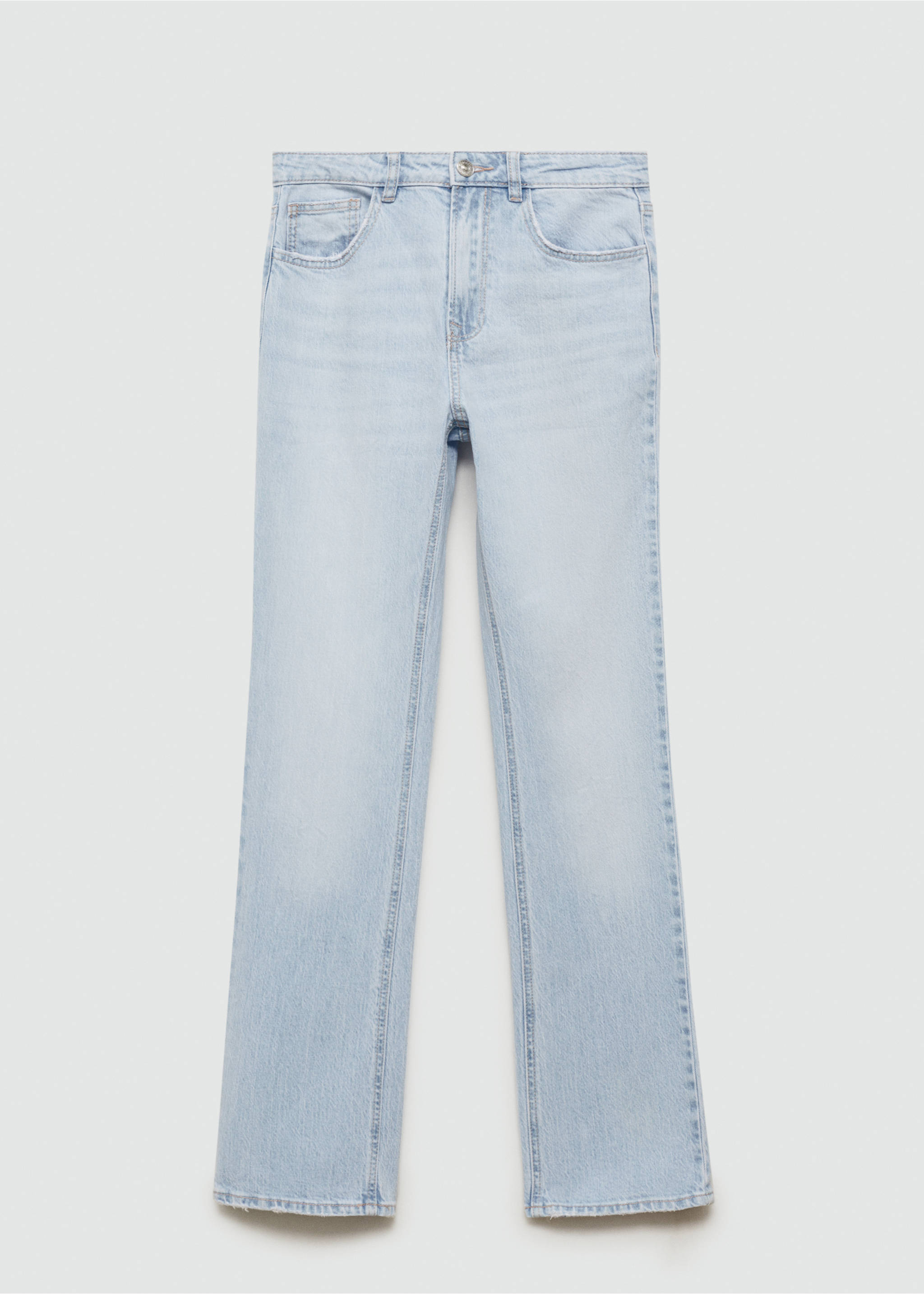 Jean straight fit - Article sans modèle, Bleu clair. Ref: 77002542-00.