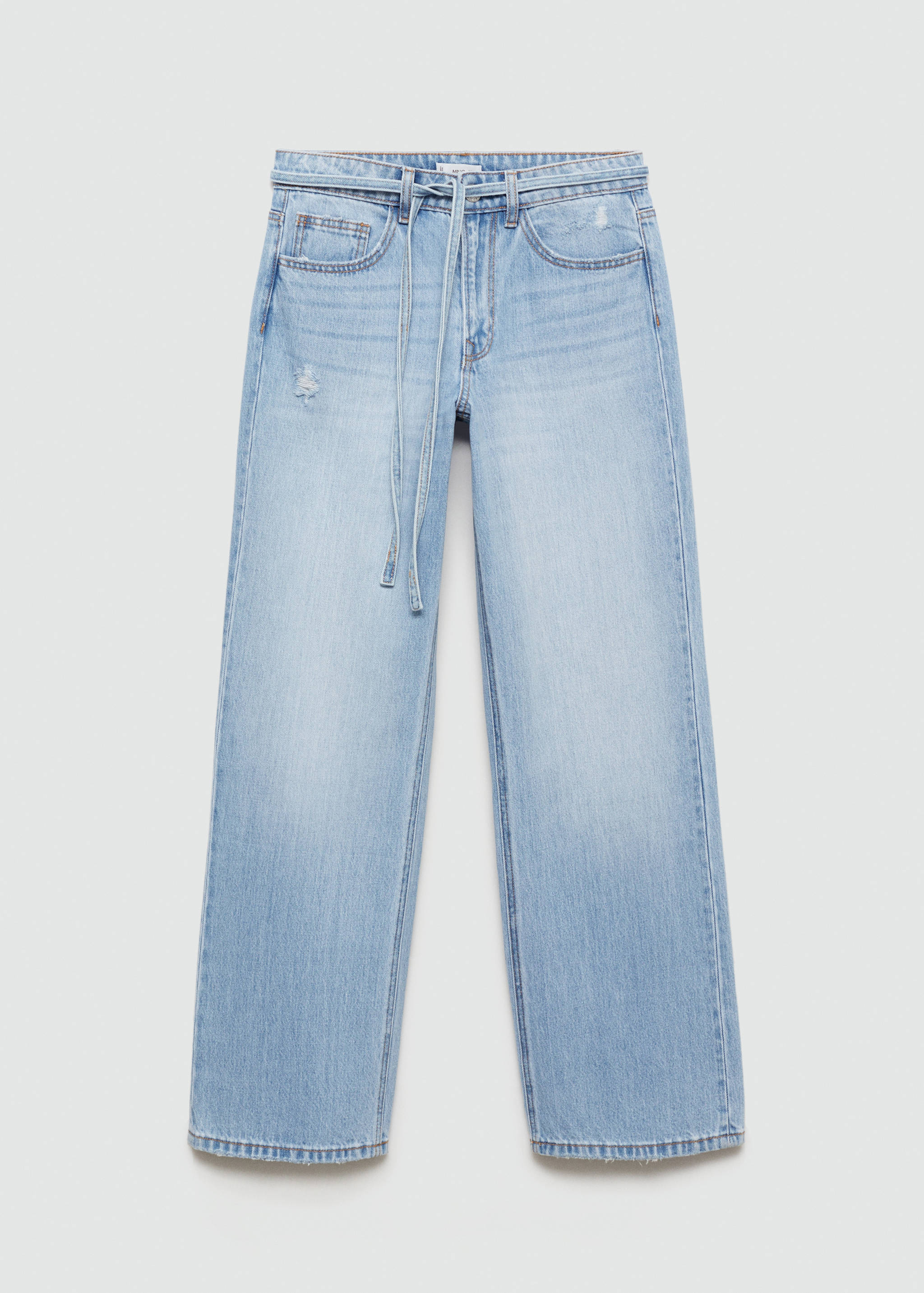 Wideleg jeans with drawstring - Article sans modèle