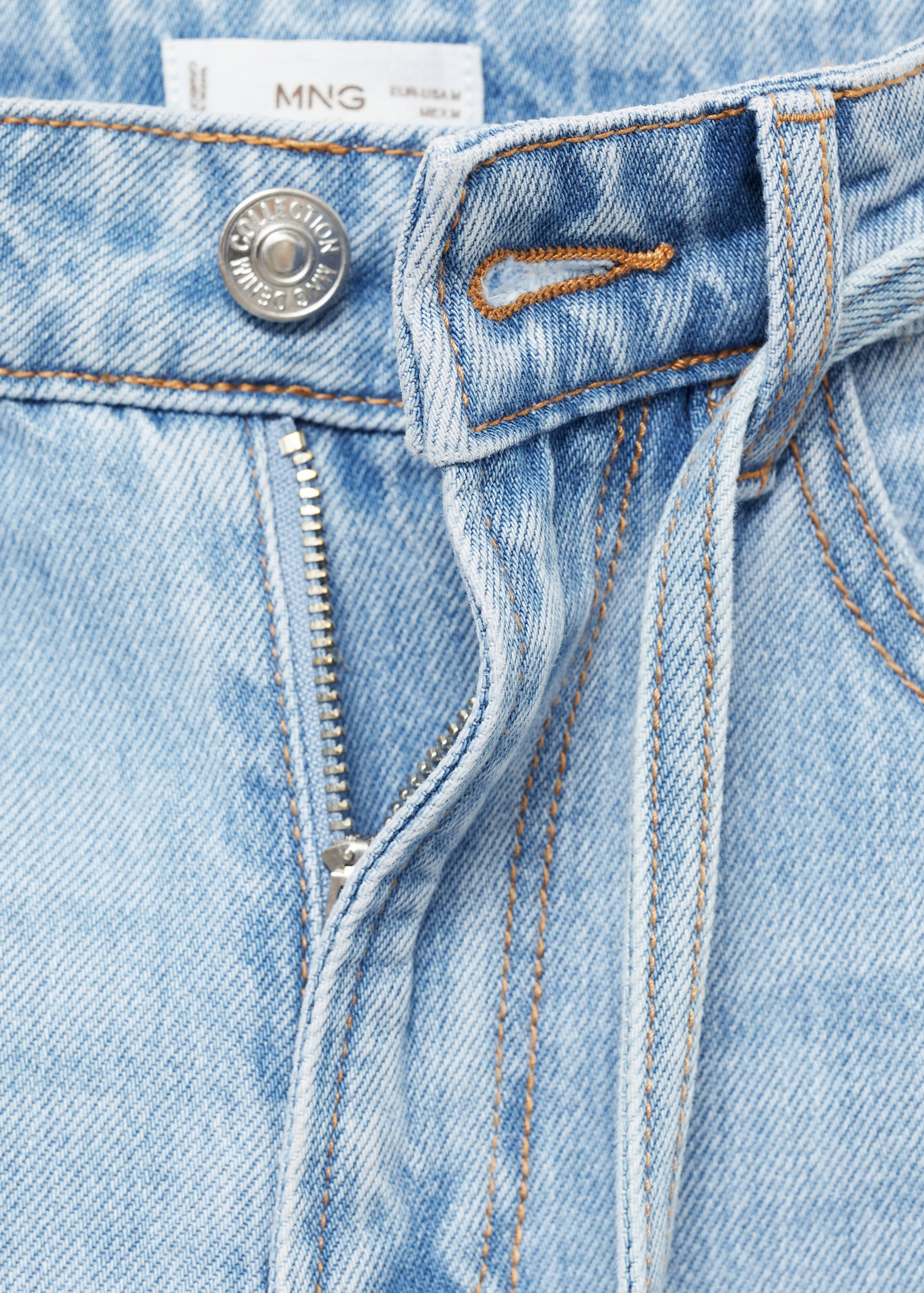 Wideleg jeans with drawstring - Détail de l'article 0