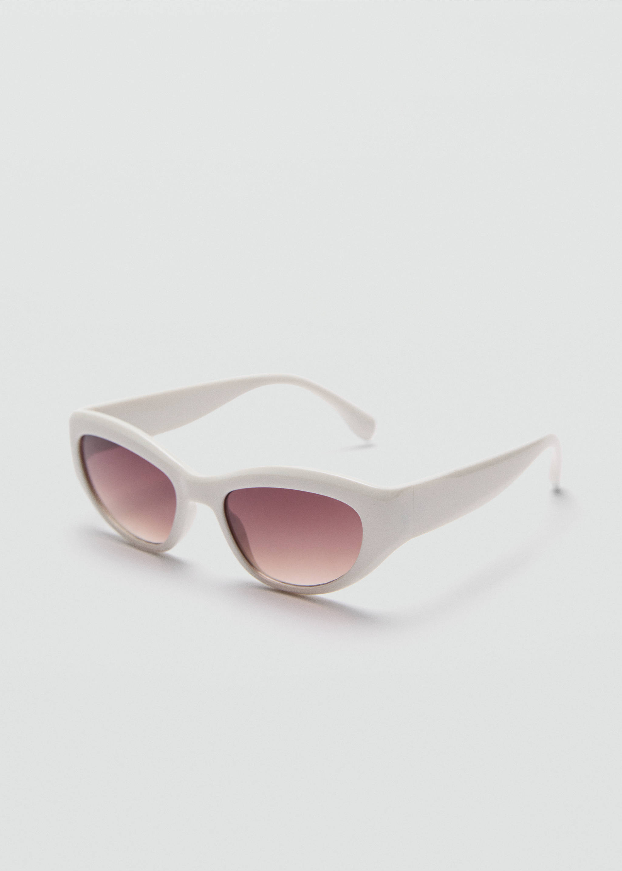 Resin frame sunglasses - Medium plane, White. Ref: 77002546-00.