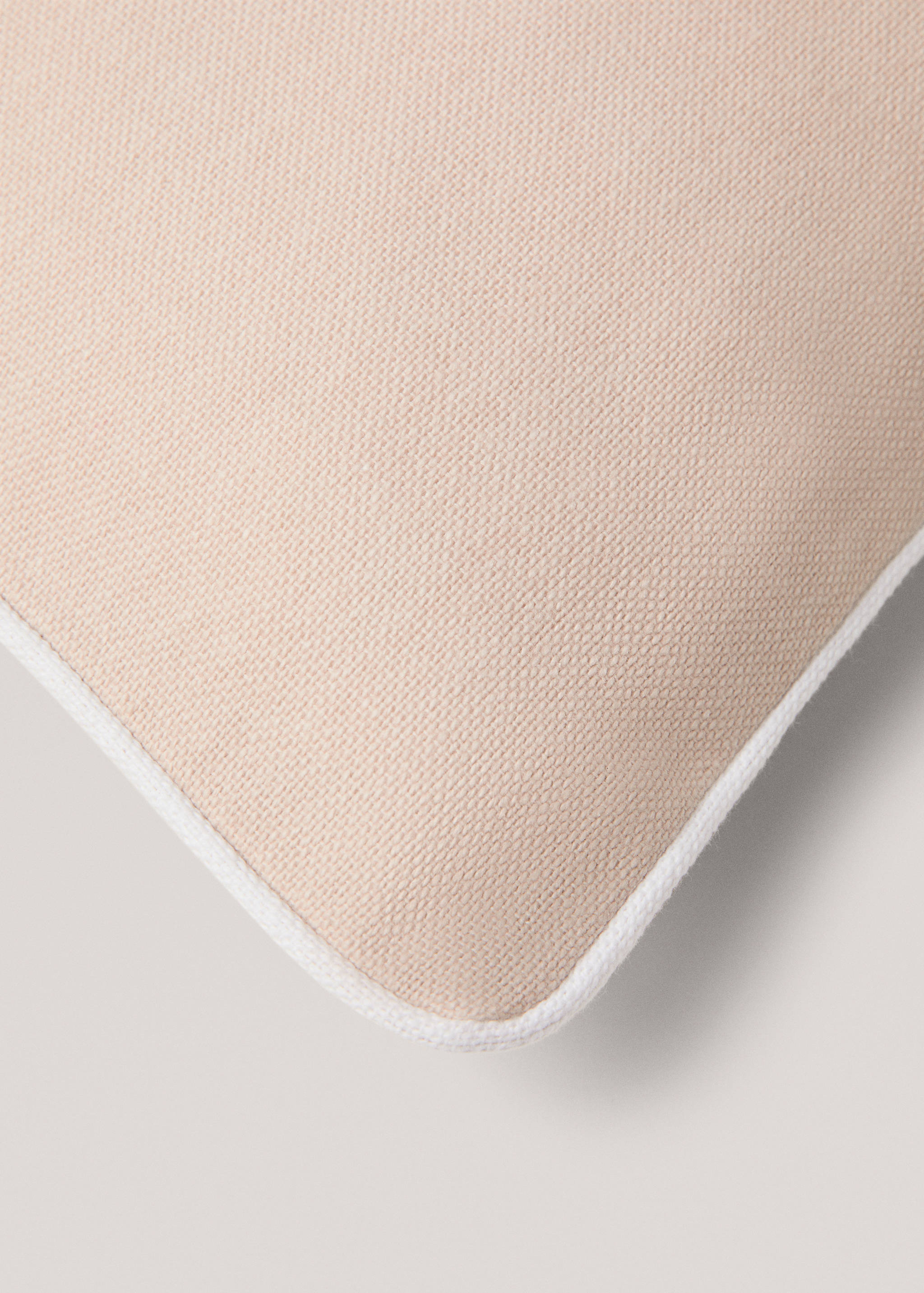 Housse coussin coton liseré 30x50 cm - Détail de l'article 3