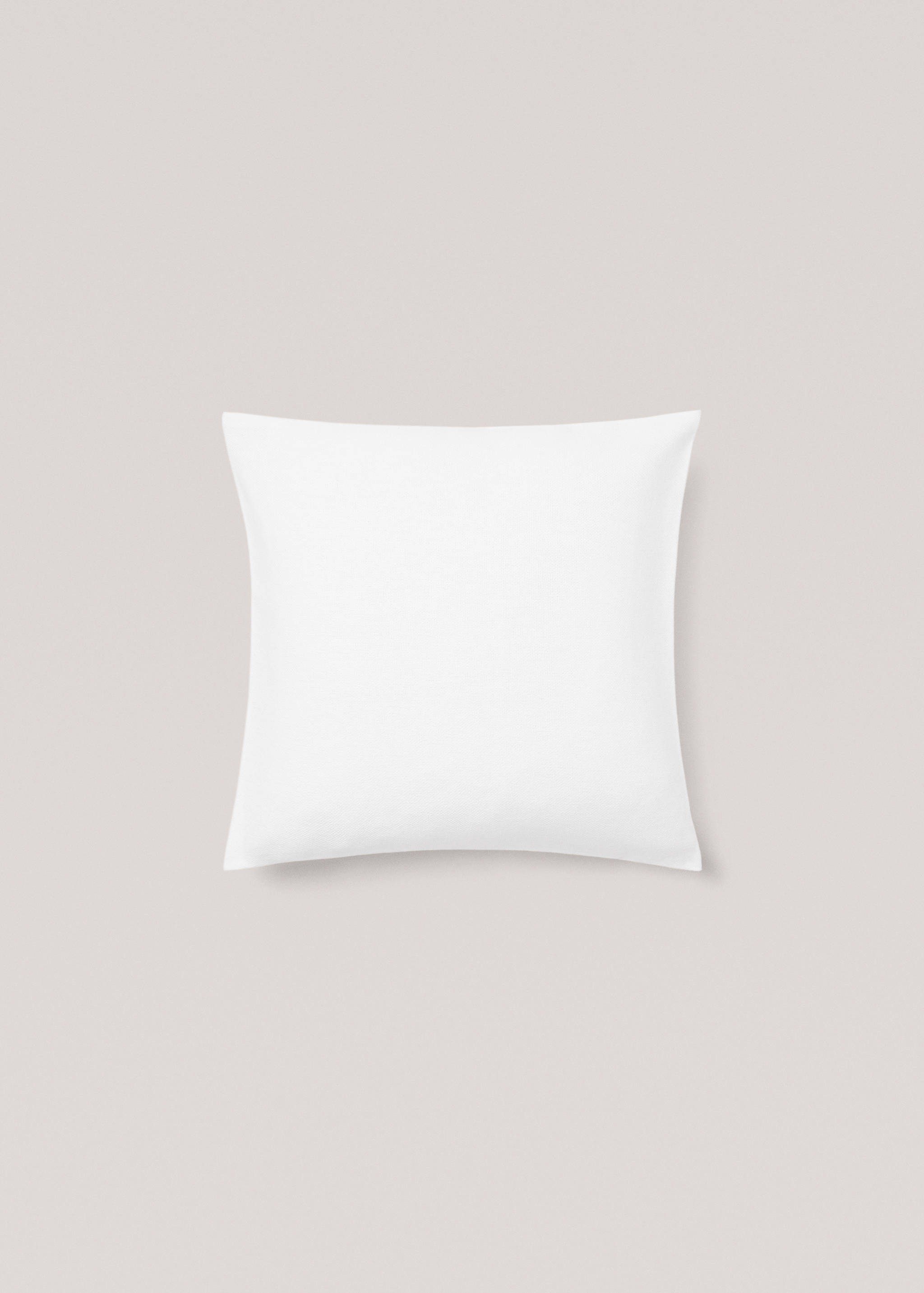 Unifarbener Kissenbezug aus Baumwolle, 45 x 45 cm - Artikel ohne Model