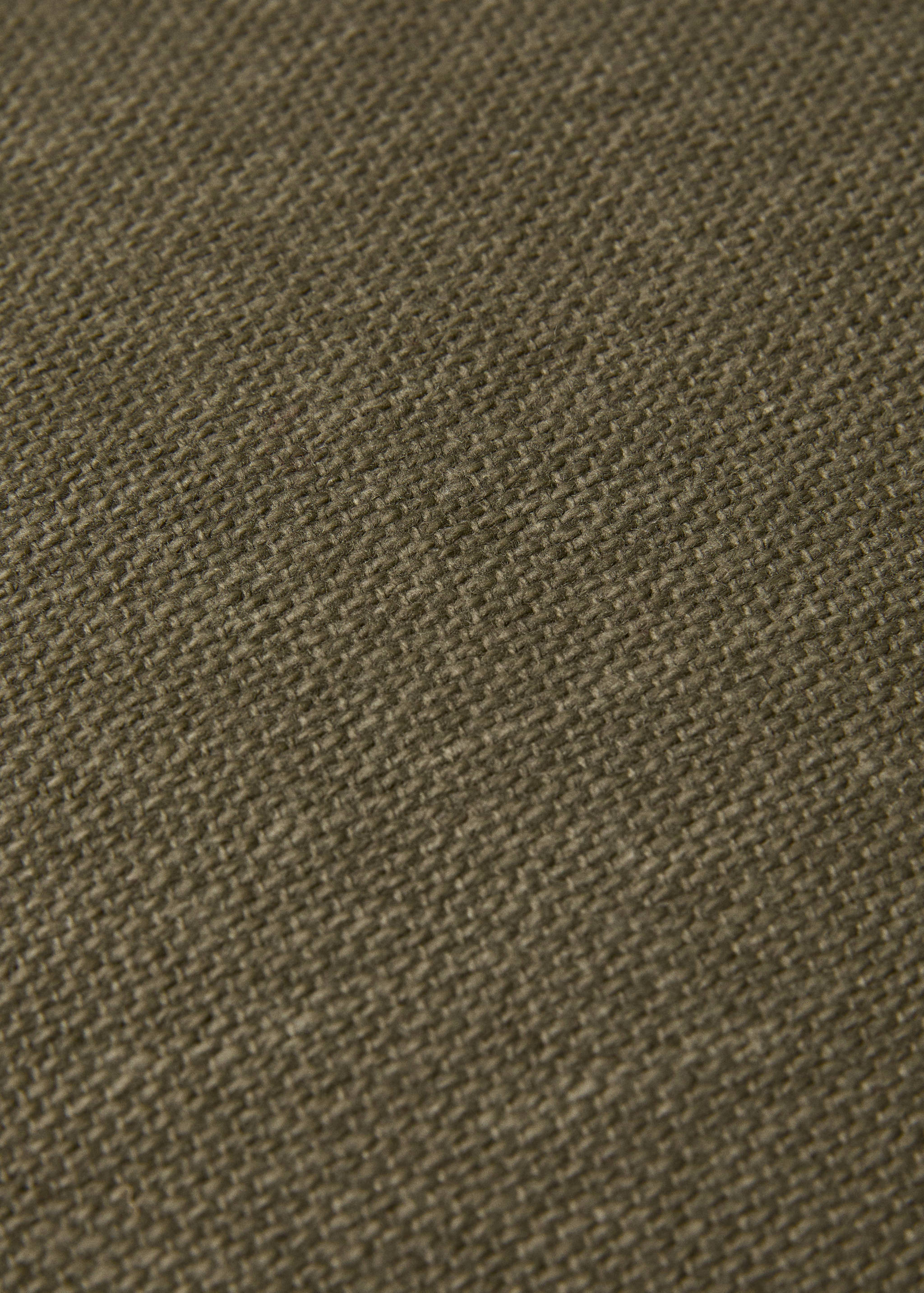 Unifarbener Kissenbezug aus Baumwolle, 45 x 45 cm - Detail des Artikels 4