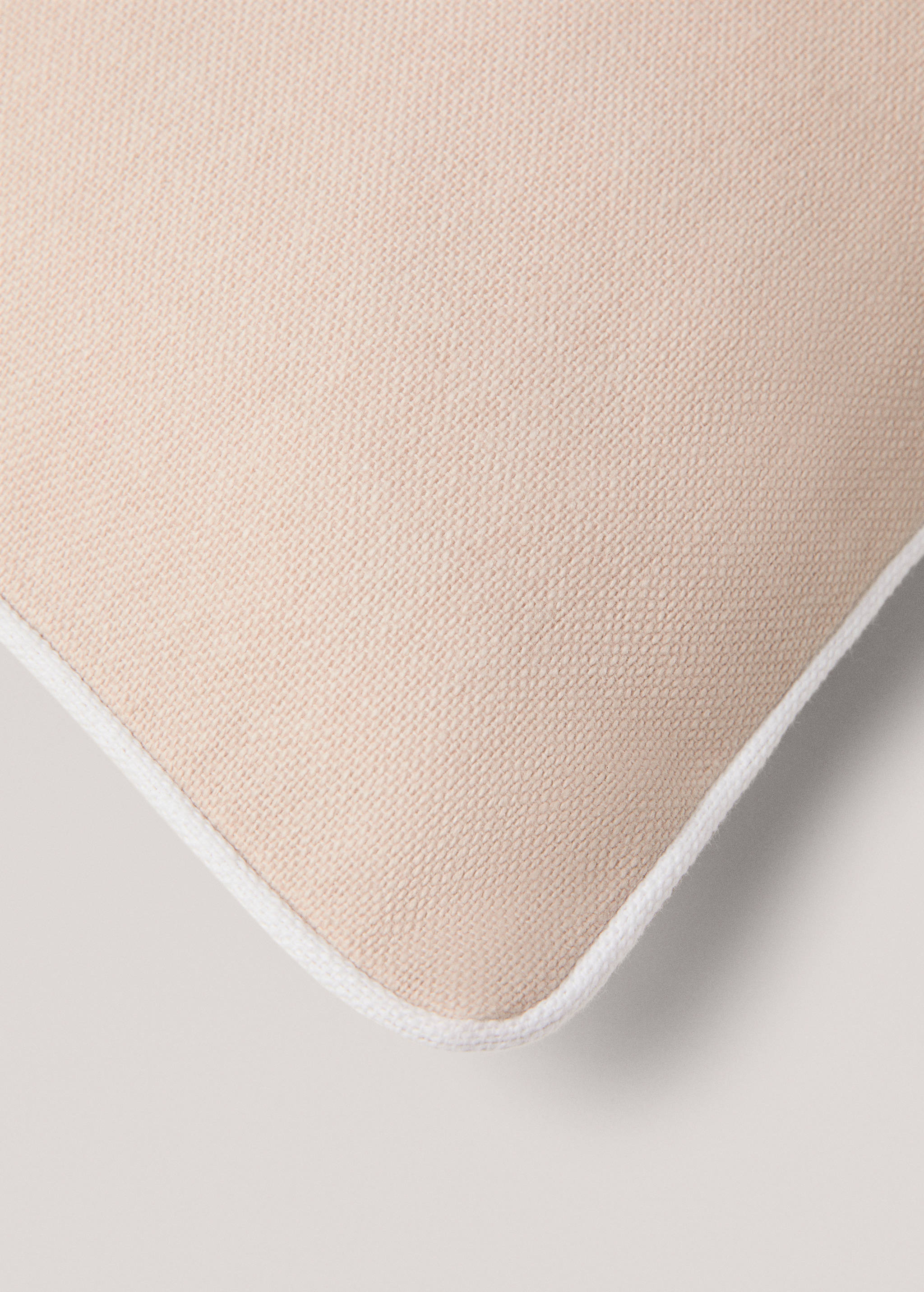 Housse coussin coton liseré 45x45 cm - Détail de l'article 3