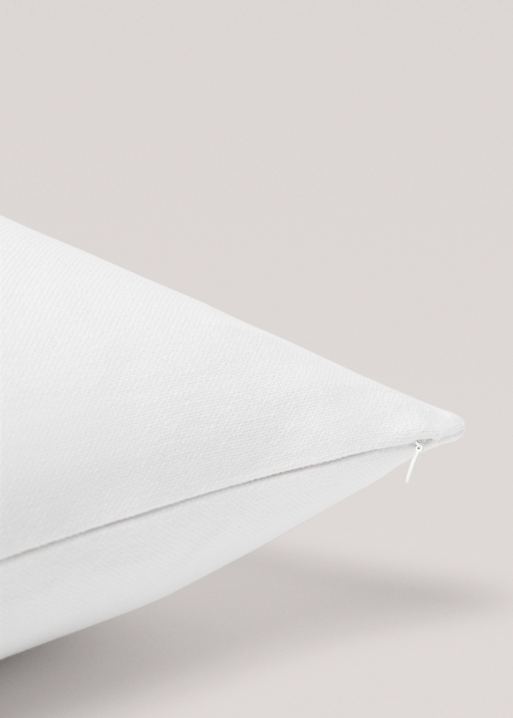 Kissenbezug aus Baumwolle mit Textur, 70 x 90 cm - Detail des Artikels 3