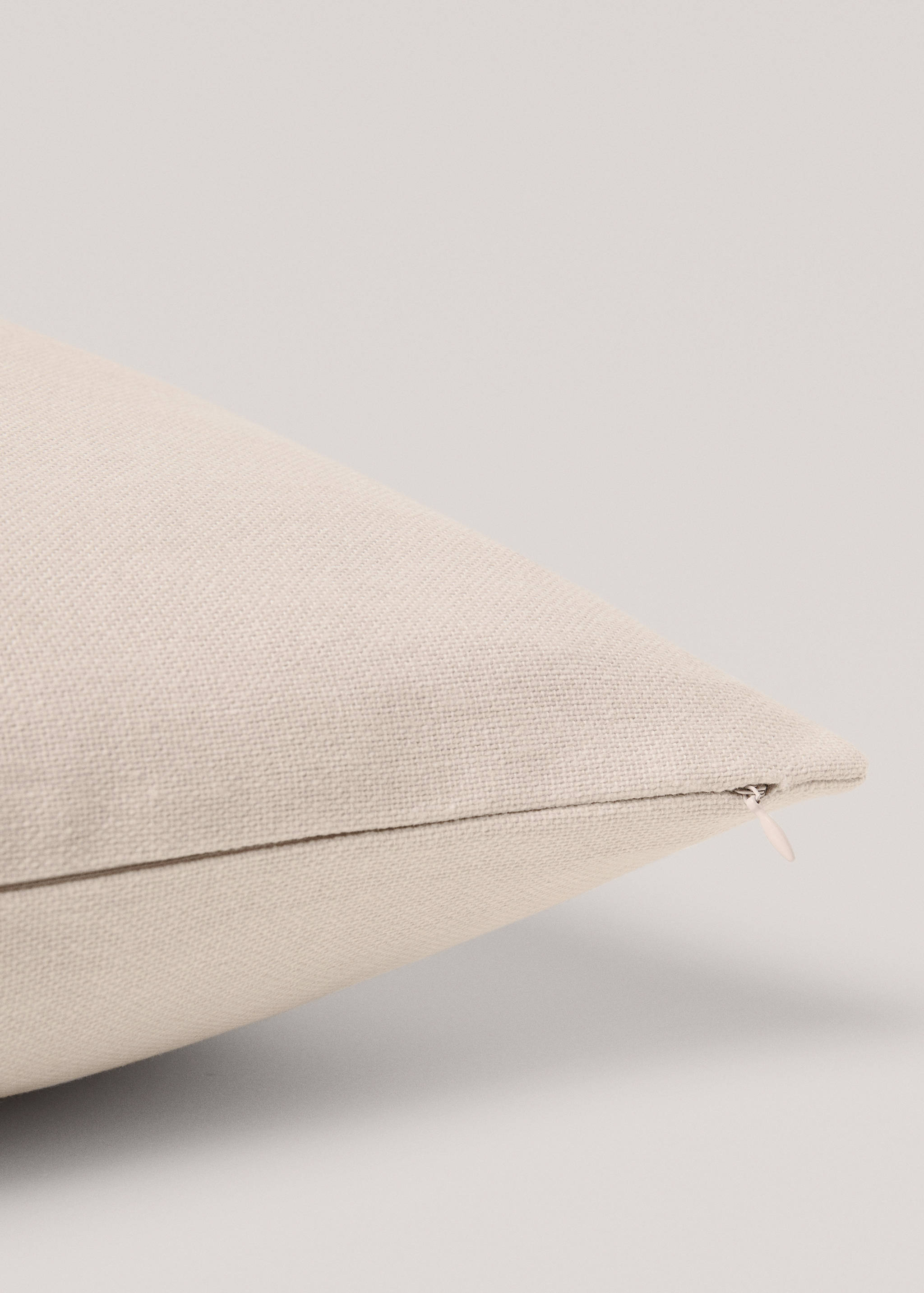 Kissenbezug aus Baumwolle mit Textur, 70 x 90 cm - Detail des Artikels 3