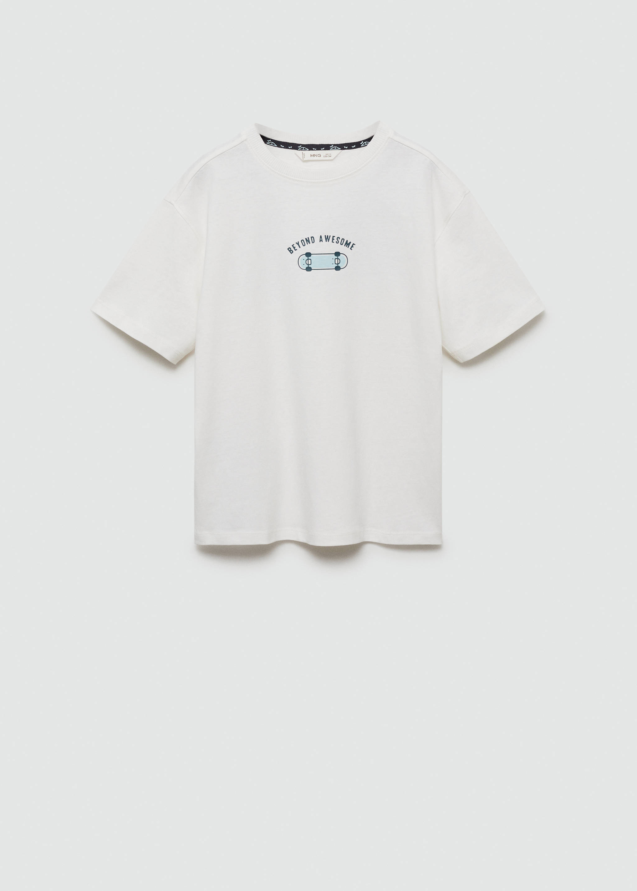 Printed cotton-blend T-shirt - Article without model