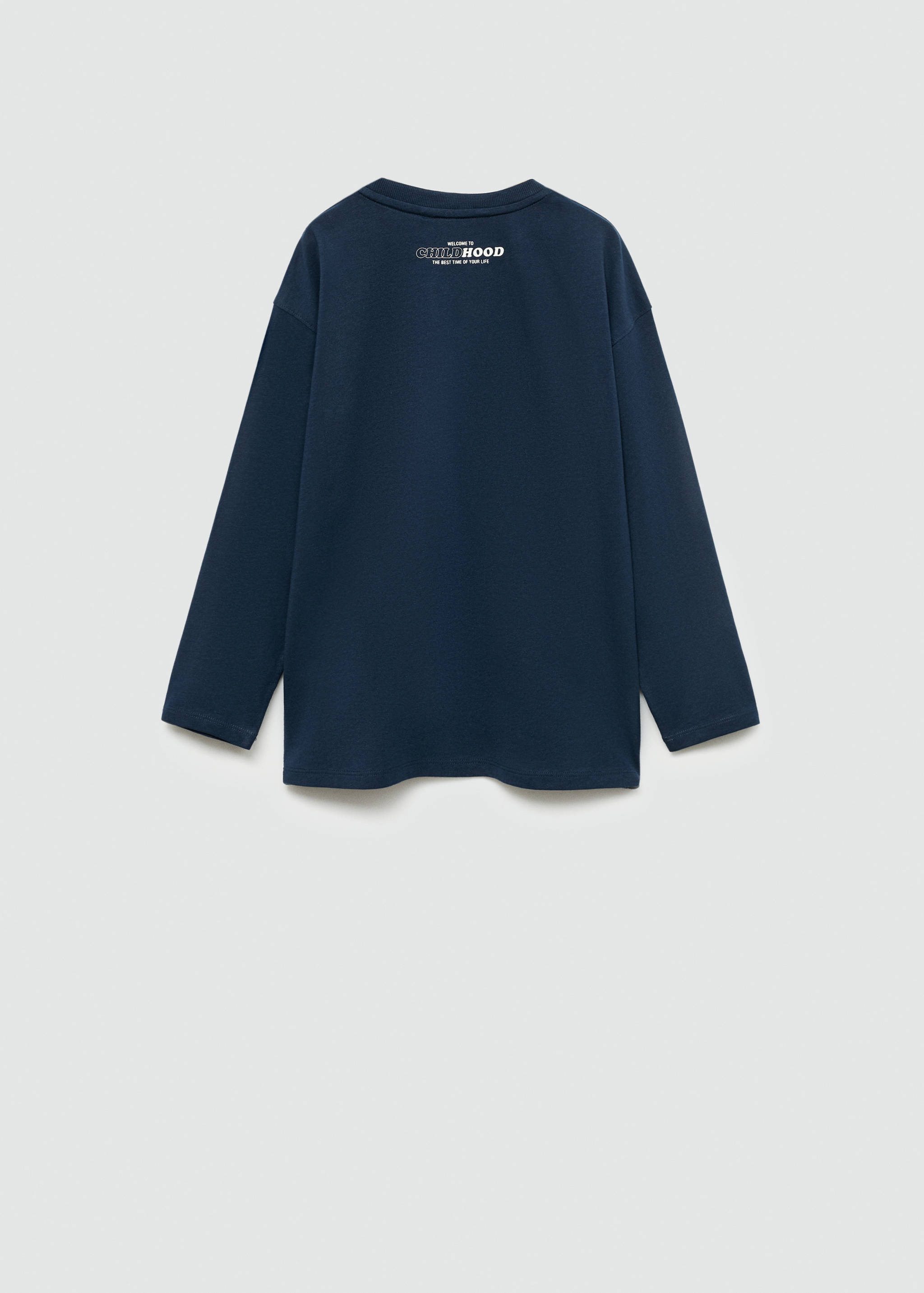 Printed long sleeve t-shirt - Reverse of the article