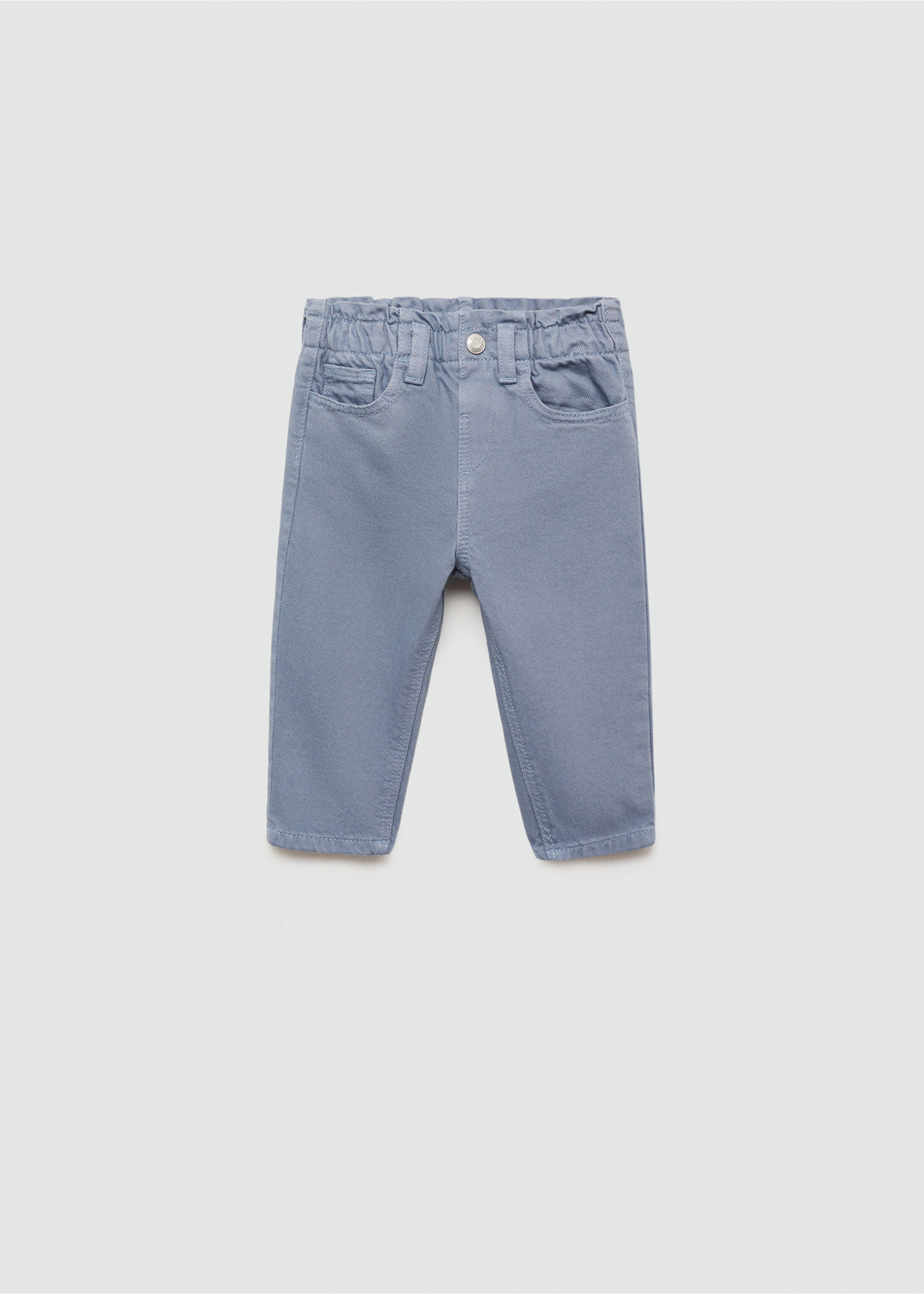 Jean paperbag - Article sans modèle, Bleu ciel. Ref: 77003272-00.