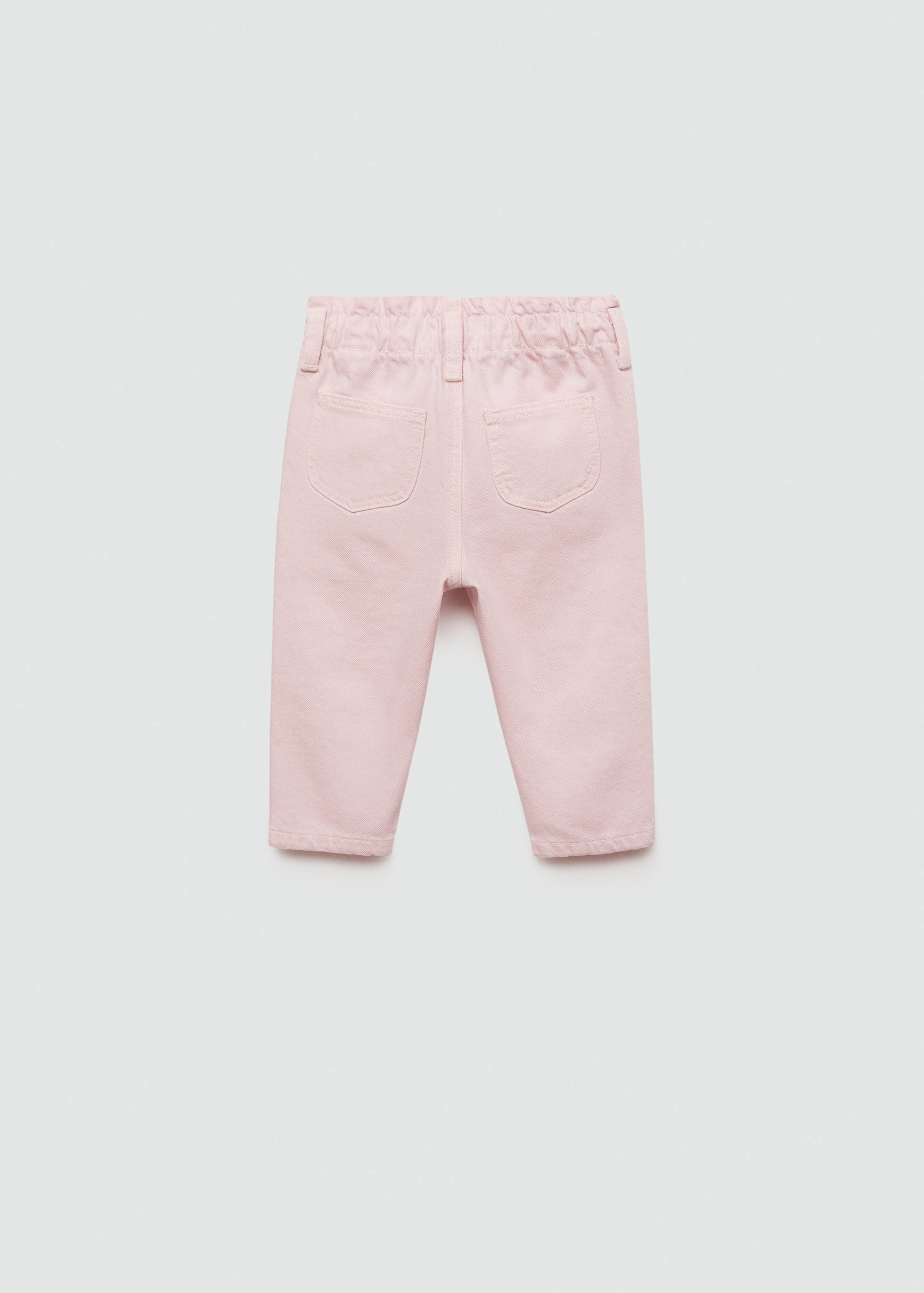 Paperbag jeans - Reverse of the article