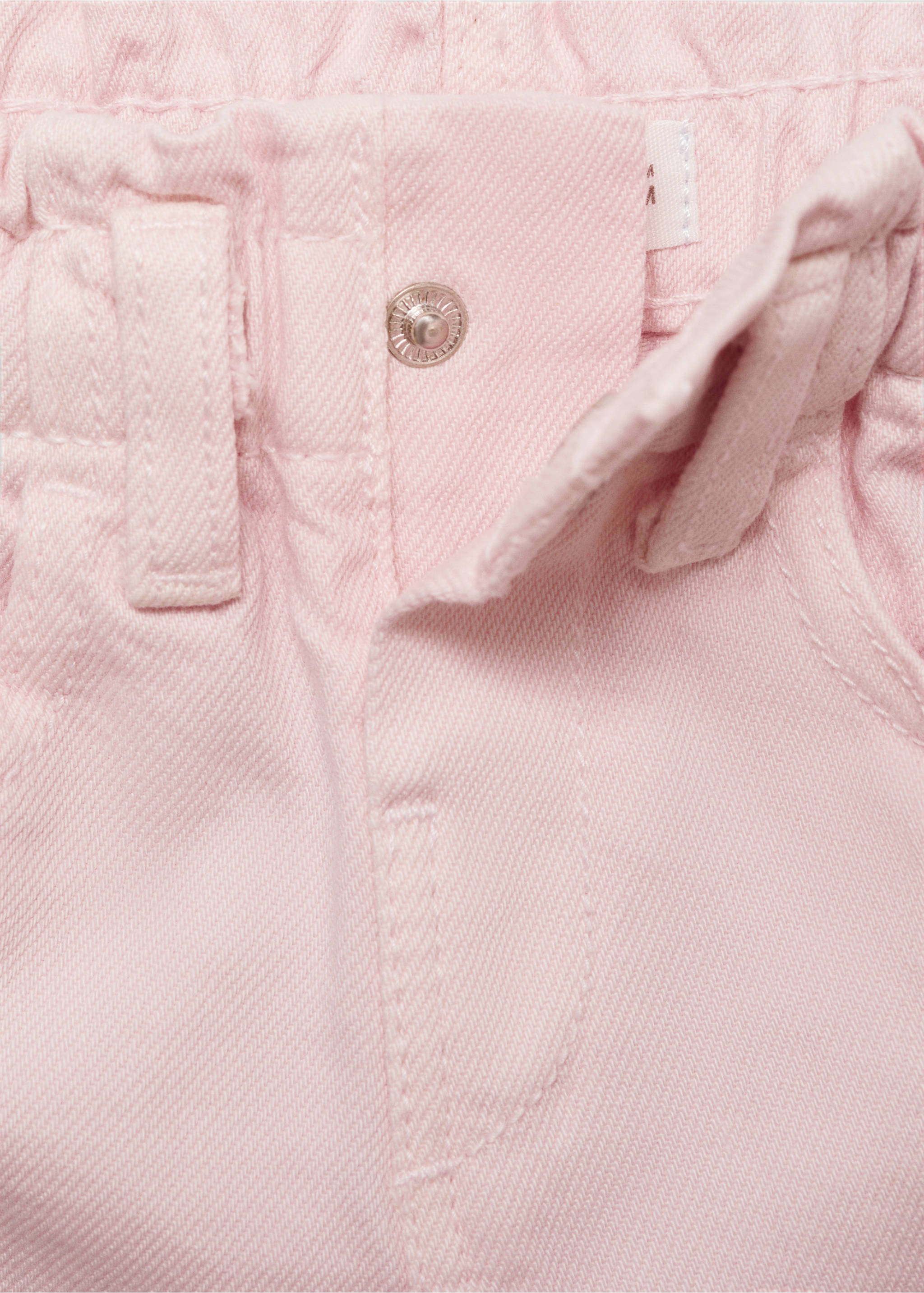 Jean paperbag - Détail de l'article 8, Rose. Ref: 77003272-00.