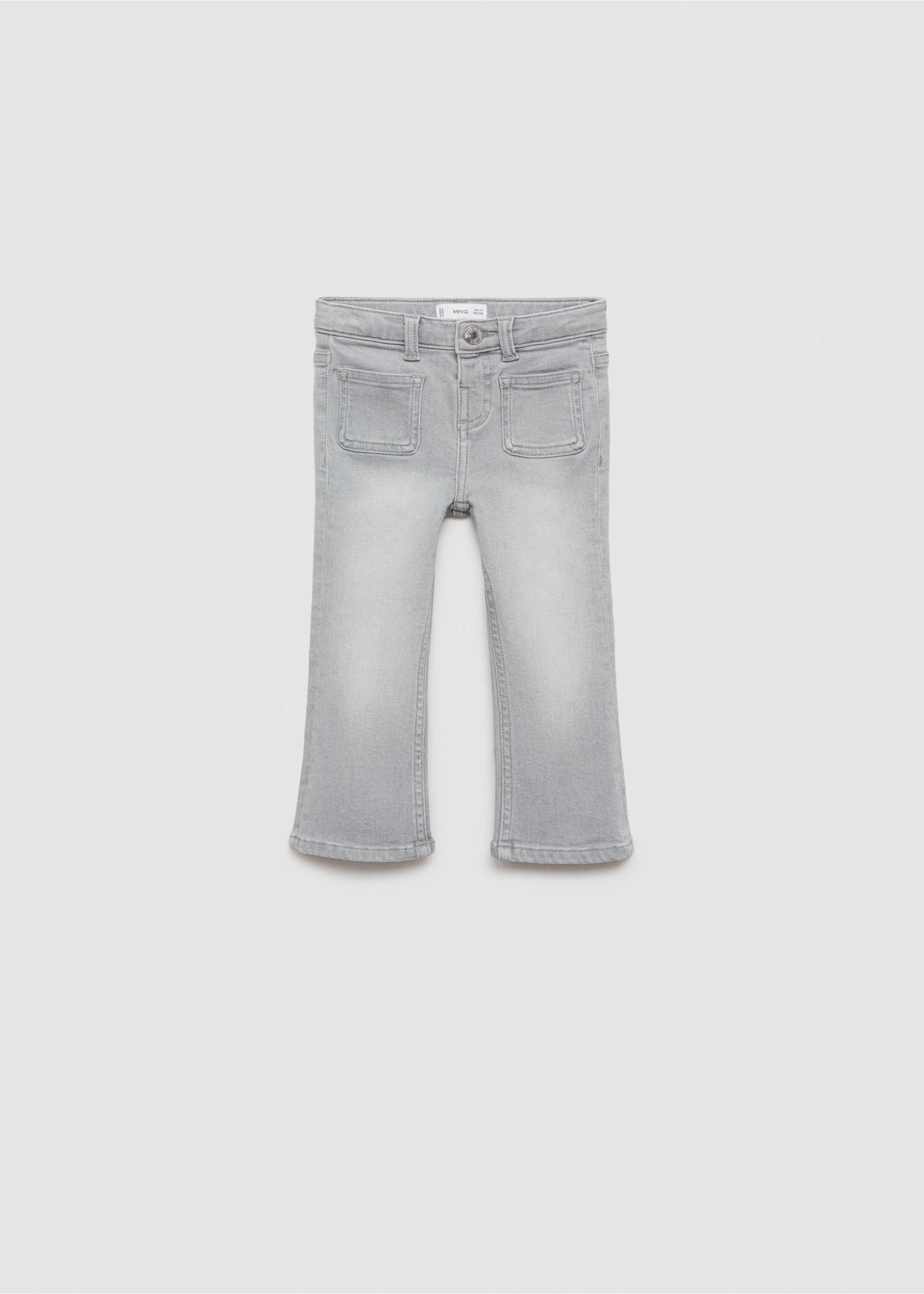 Jean flare - Article sans modèle, Gris denim. Ref: 77003274-00.