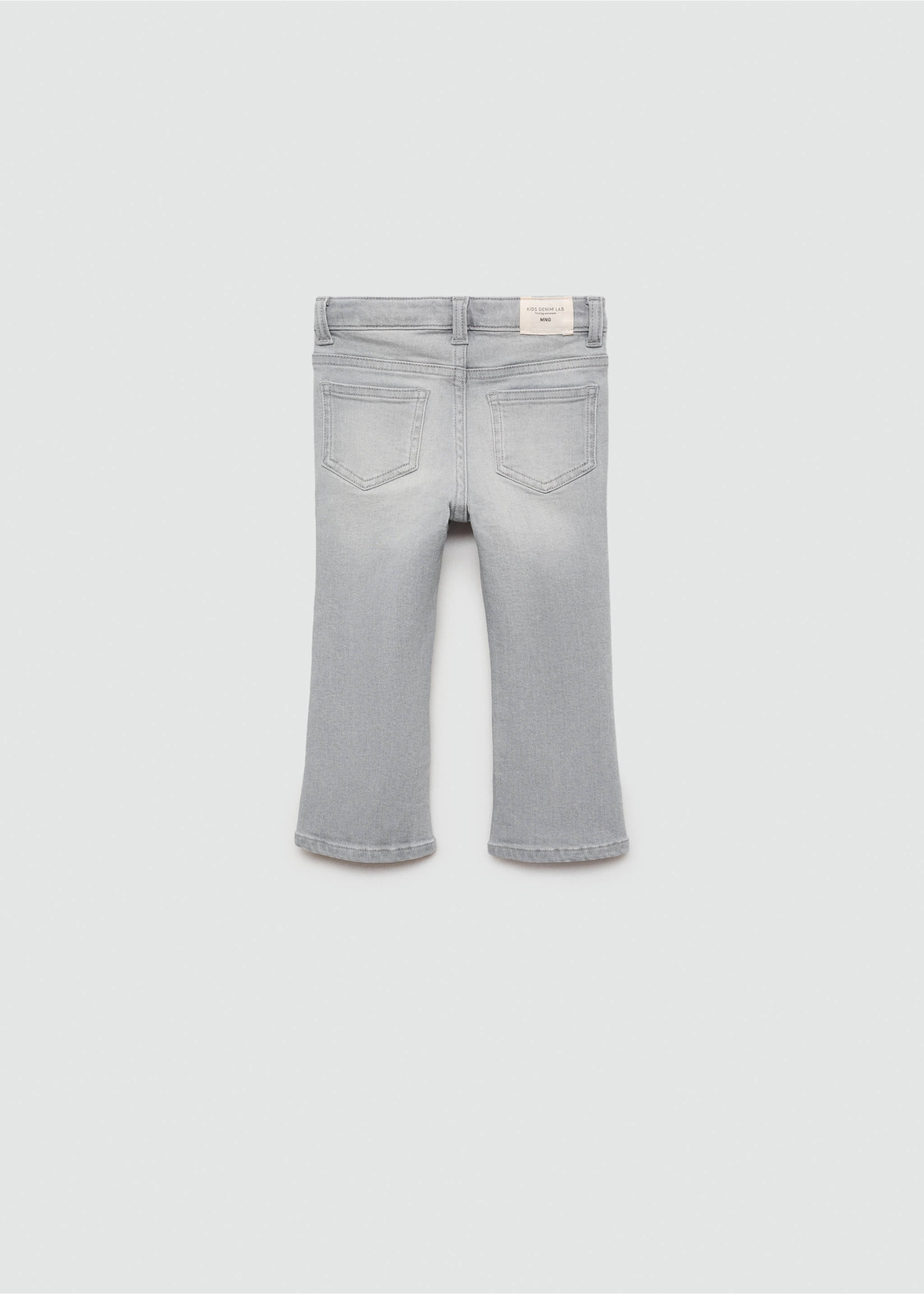 Jean flare - Verso de l’article, Gris denim. Ref: 77003274-00.