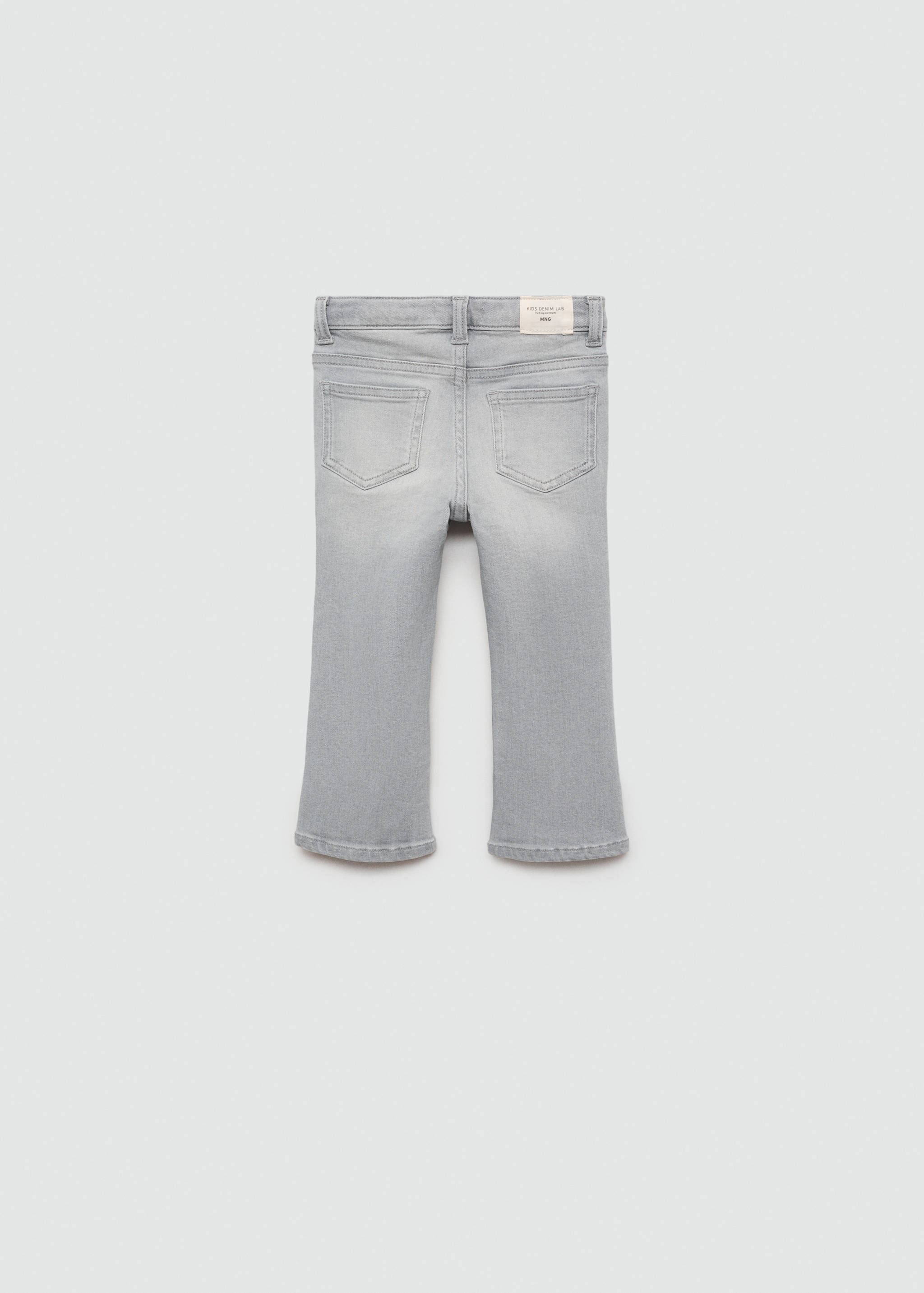 Flared finished jeans - Reverse of the article