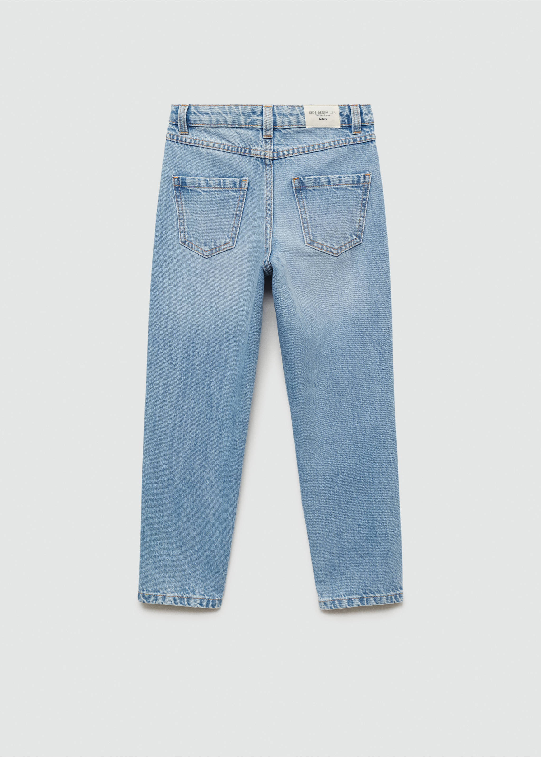 Mom-fit jeans - Reverse of the article, Medium Blue. Ref: 77003275-00.