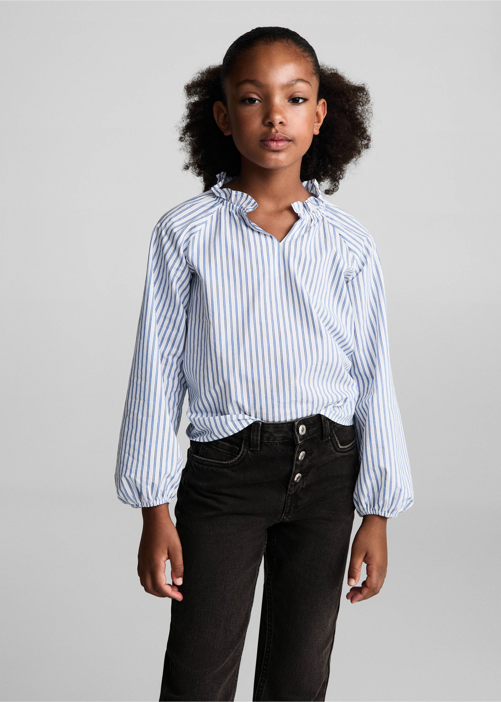 Jean mom-fit - Plan moyen, Black denim. Ref: 77003275-00.