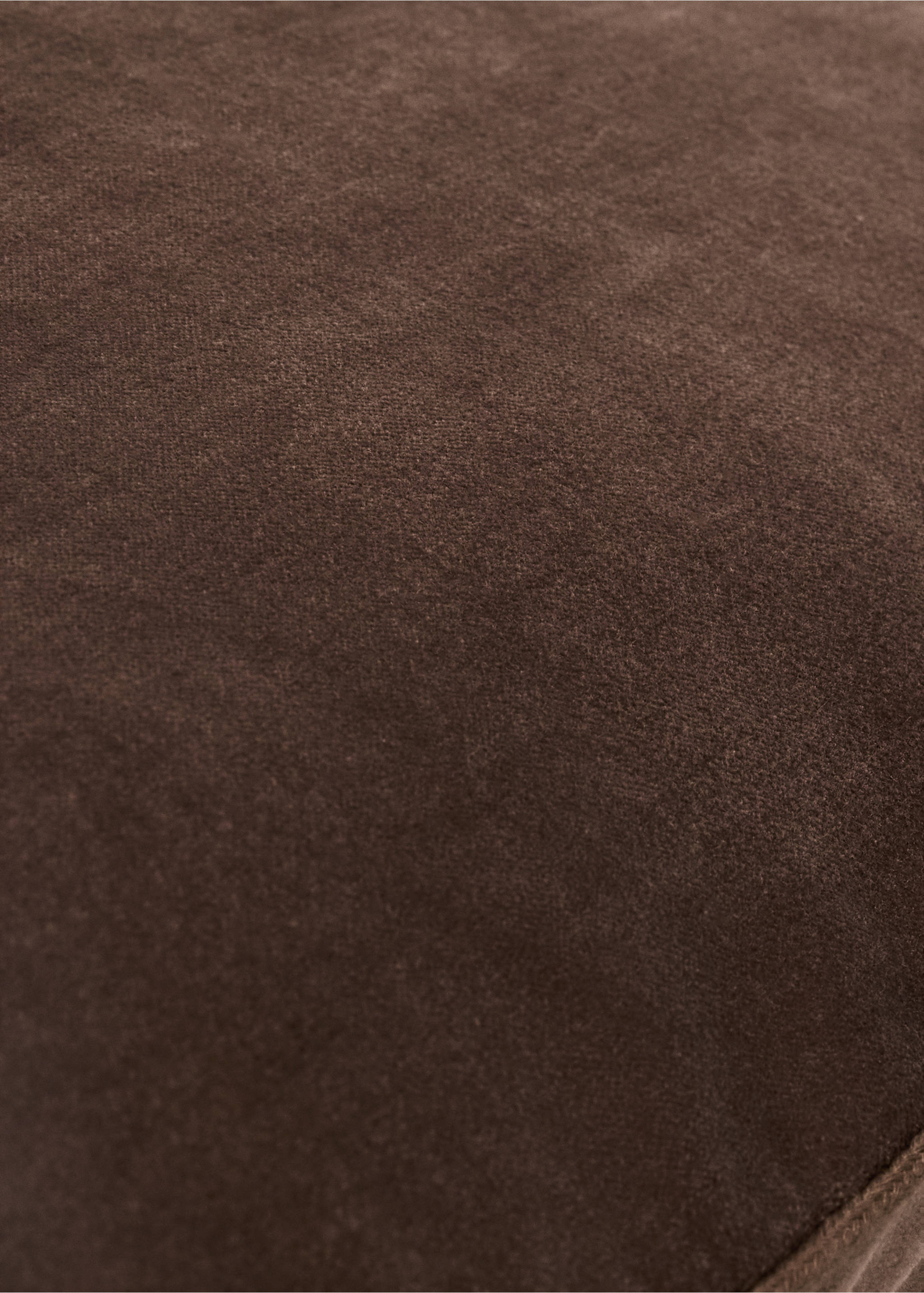 Housse de coussin velours 30x50 cm - Détail de l'article 2, Marron. Ref: 77003288-00.