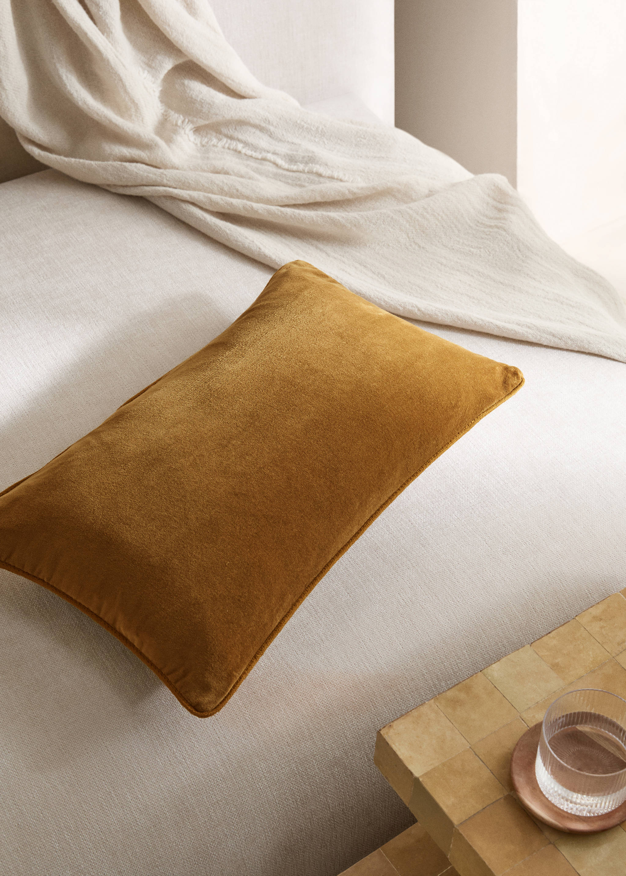 Housse de coussin velours 30x50 cm - Plan général