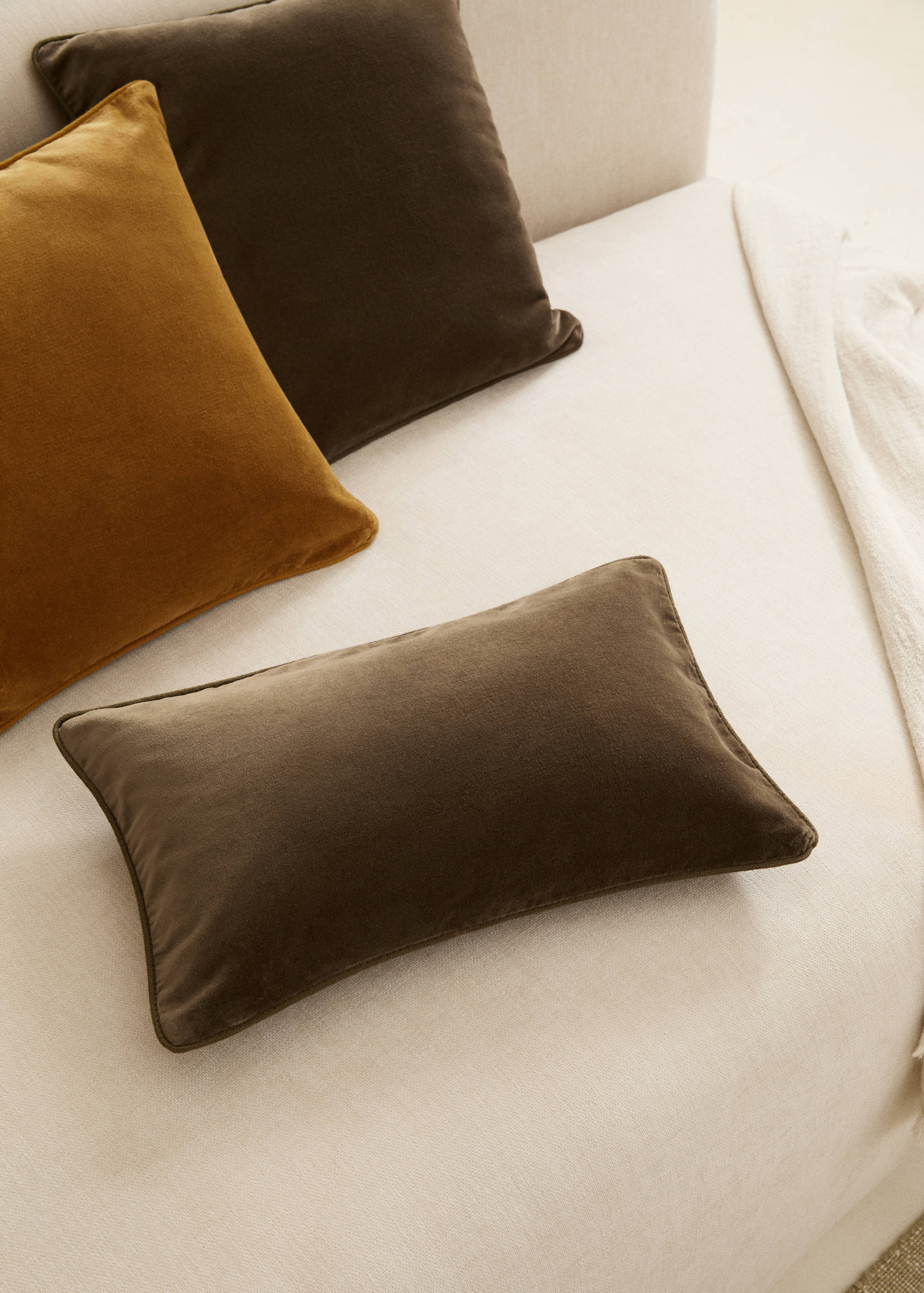 Housse de coussin velours 30x50 cm - Plan général