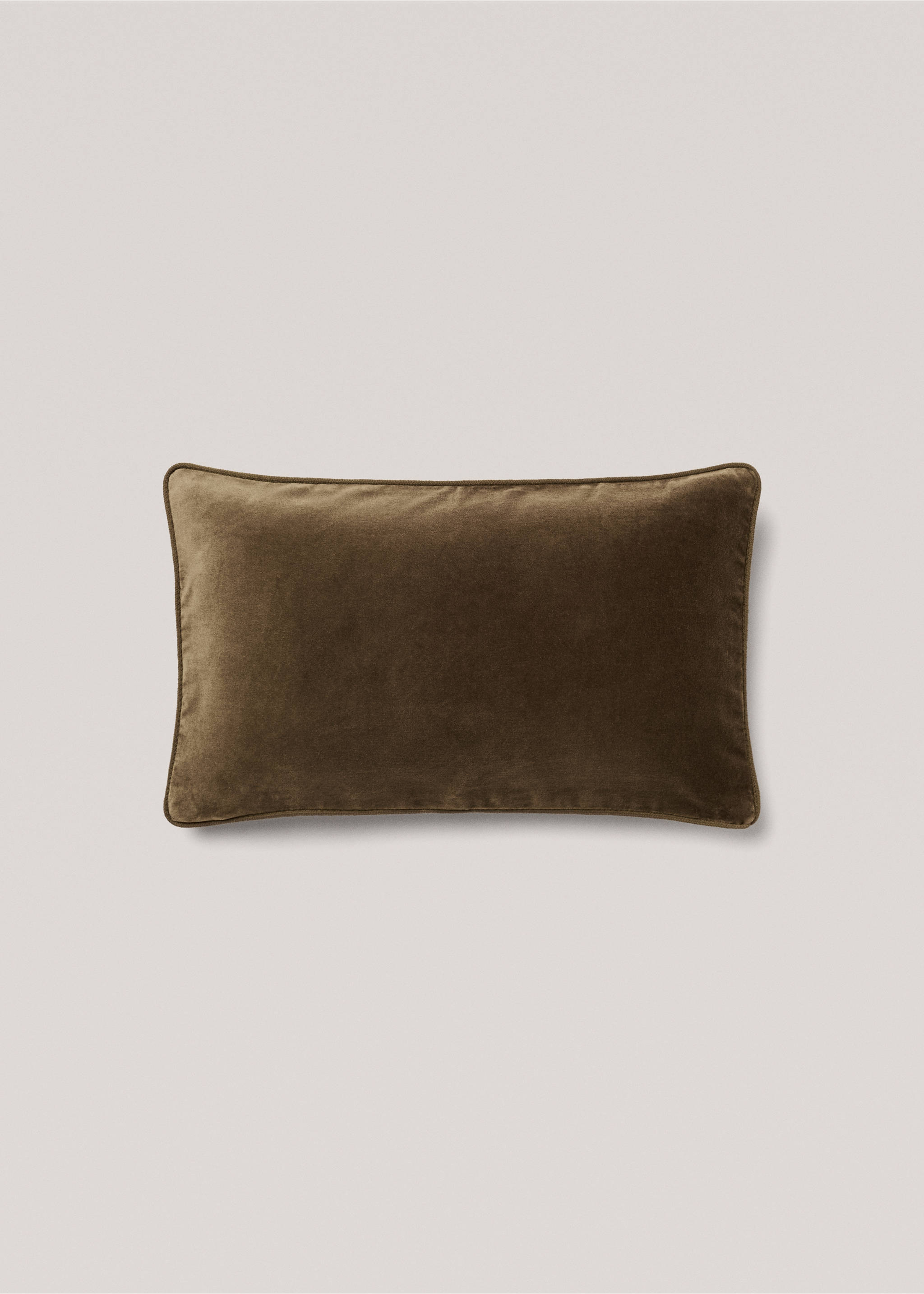 Housse de coussin velours 30x50 cm - Article sans modèle, Vert foncé. Ref: 77003288-00.