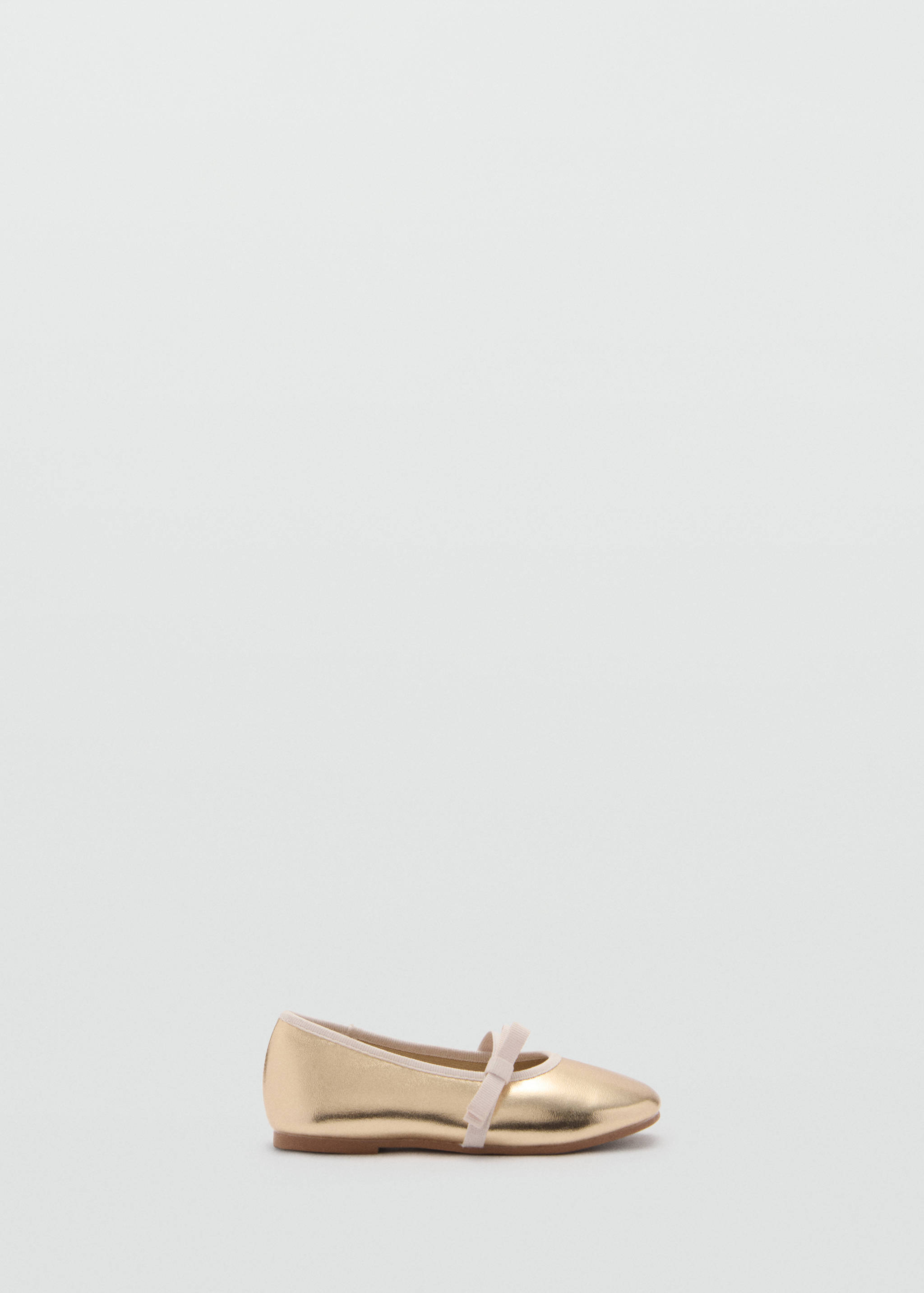 Metallic strip ballerinas - Article without model