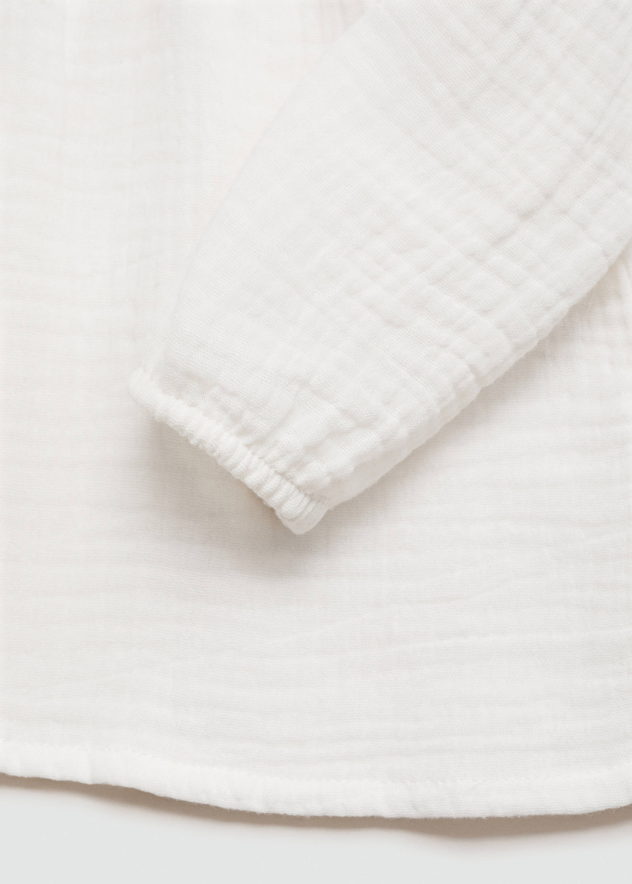 Bluse aus Crinkle-Baumwoll-Gaze - Detail des Artikels 0