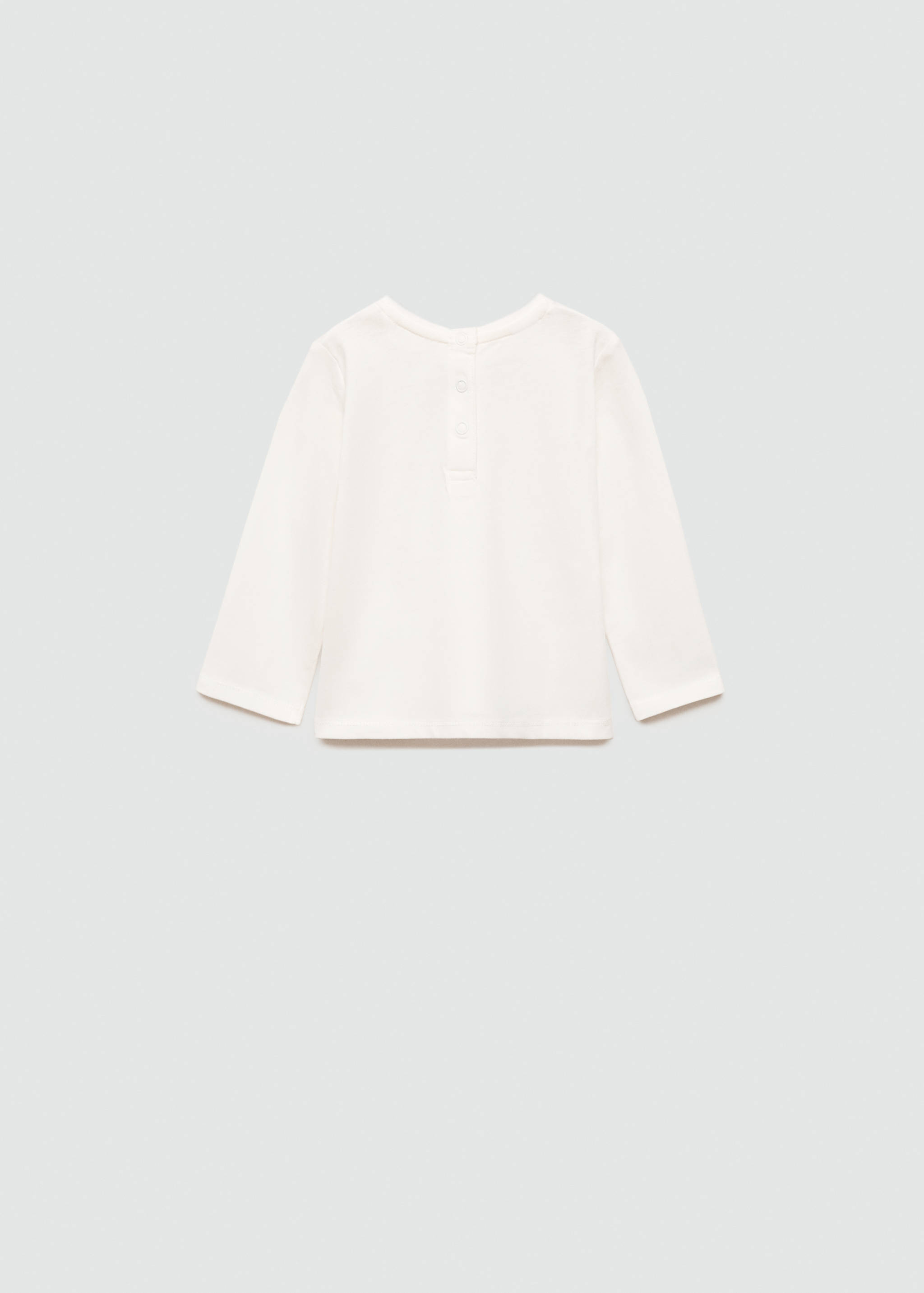 Printed long sleeve t-shirt - Reverse of the article