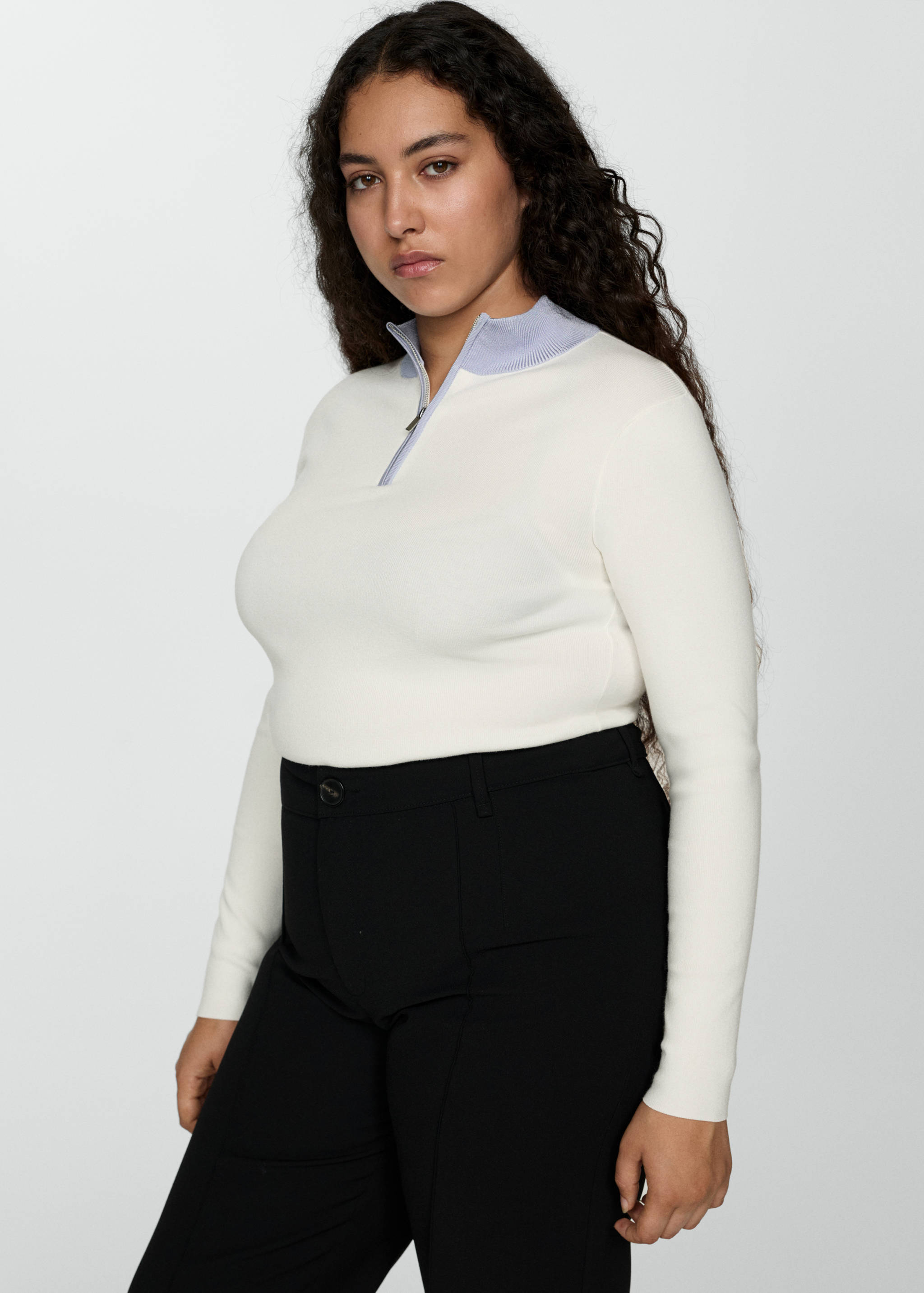 Pullover mit Zip-Kragen - Detail des Artikels 5